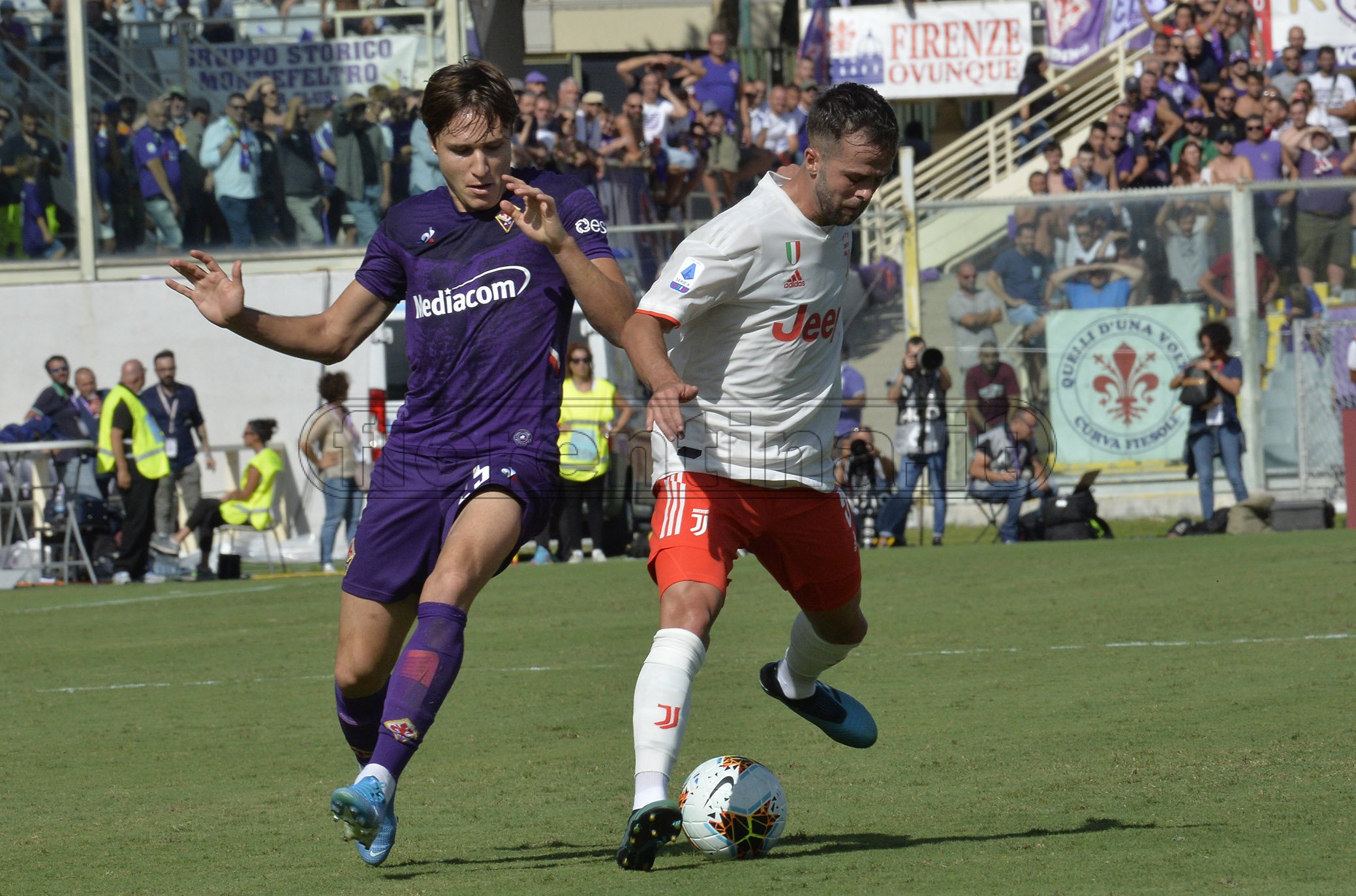 FIORENTINA-JUVENTUS 14-09-2019 FEDERICO CHIESA. GALASSI SILVANOSILPRESS