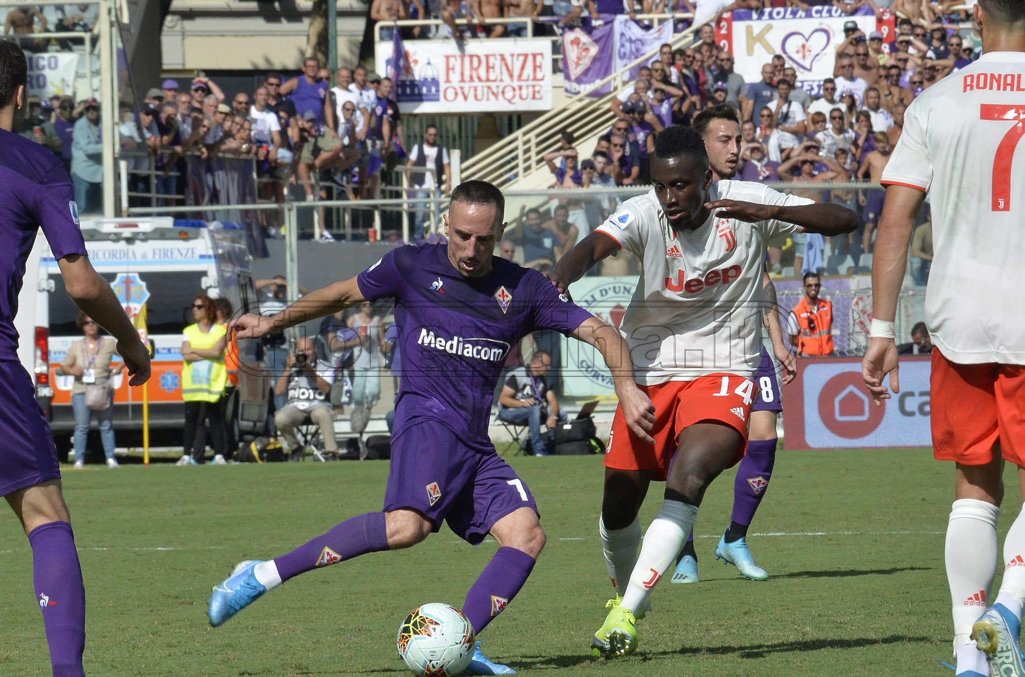 FIORENTINA-JUVENTUS 14-09-2019 FRANCK RIBERY. GALASSI SILVANOSILPRESS