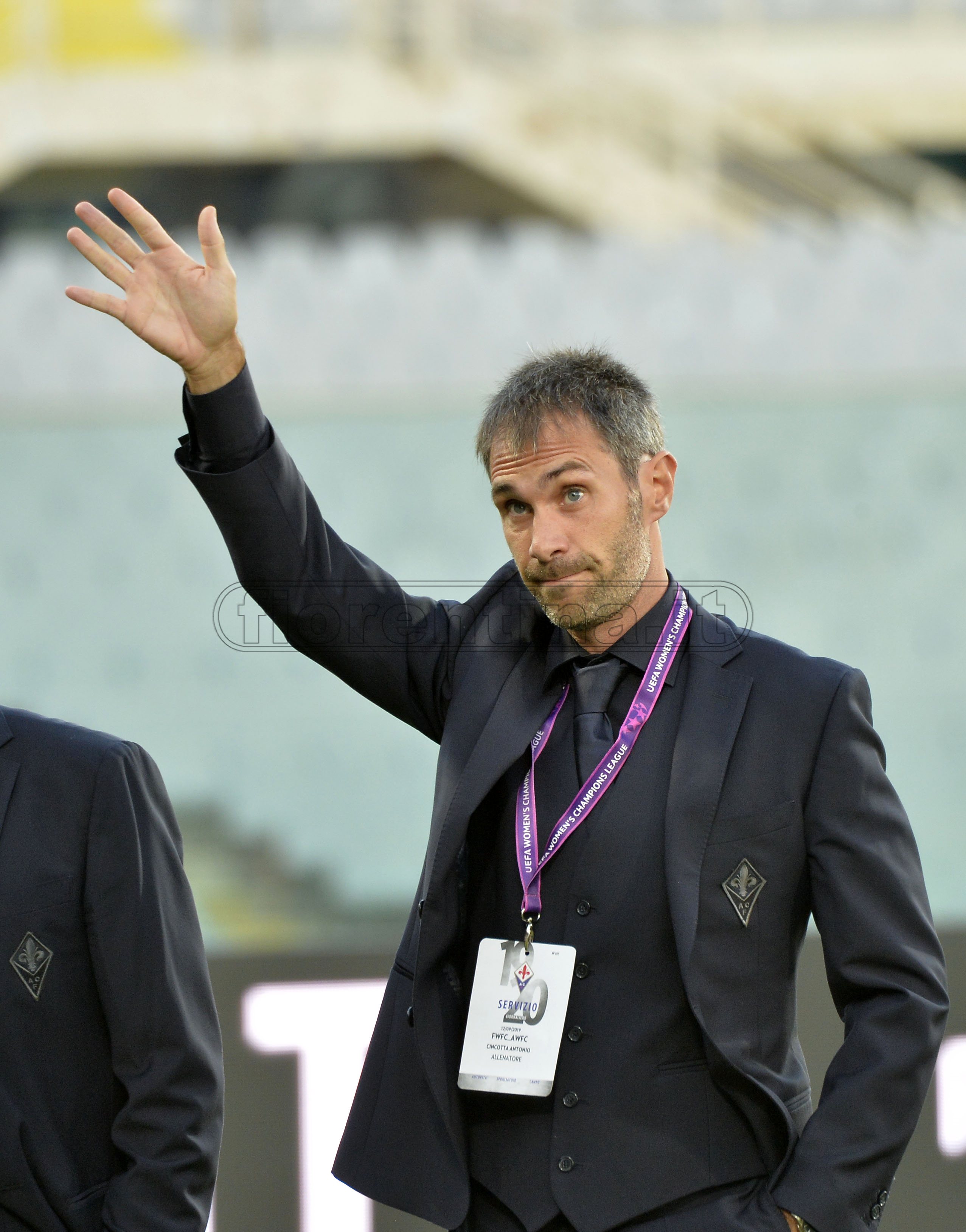 FIORENTINA WOMEN'S - ARSENAL CHAMPIONS LEAGUE.12-09-2019. ANTONIO CINCOTTA. GALASSI SILVANO/SILPRESS