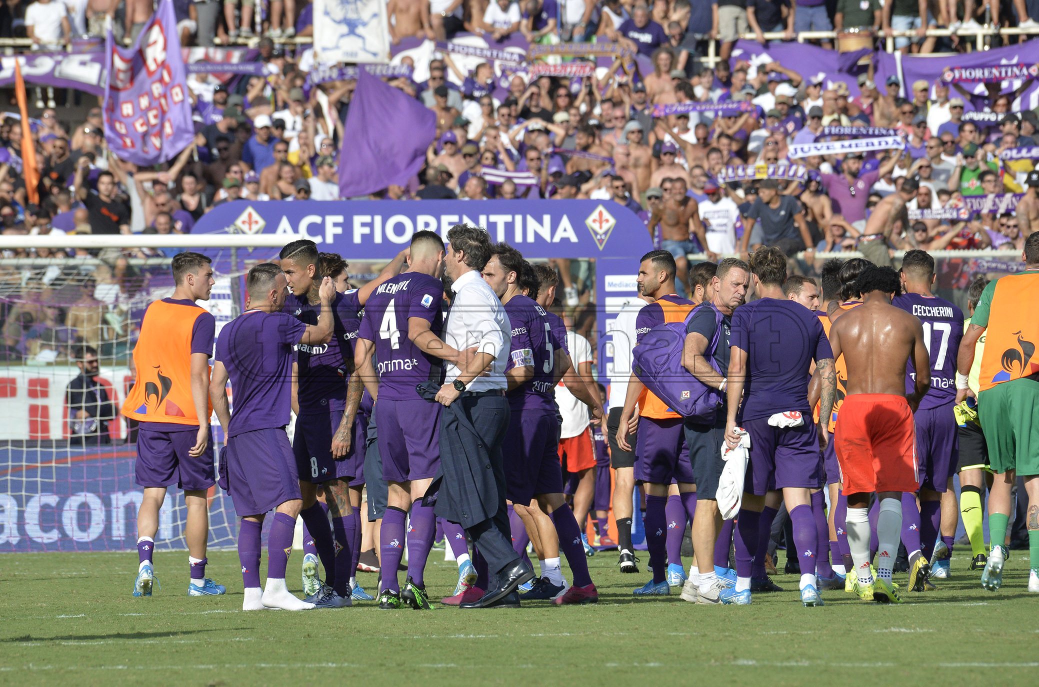 FIORENTINA-JUVENTUS 14-09-2019 FINE PARTITA. GALASSI SILVANO/SILPRESS