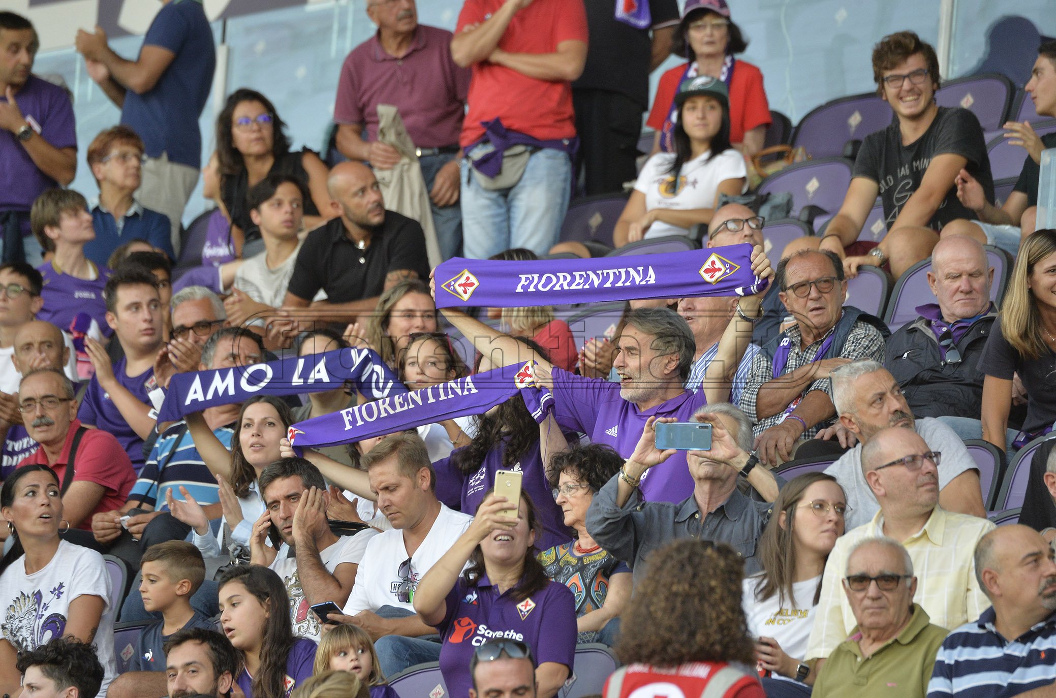 FIORENTINA WOMEN'S - ARSENAL CHAMPIONS LEAGUE.12-09-2019. TIFOSI. GALASSI SILVANO/SILPRESS