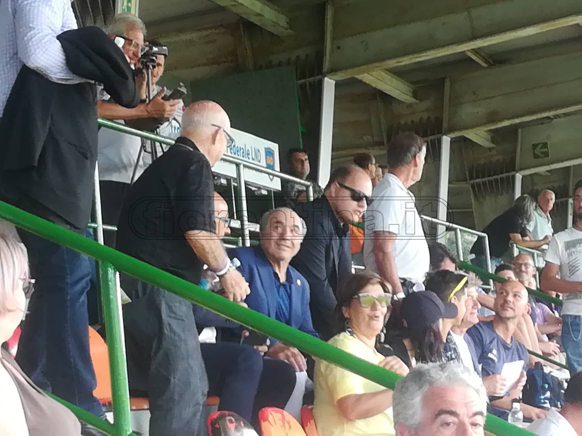 Commisso in tribuna per assistere al match della Primavera (FOTO VI.IT)