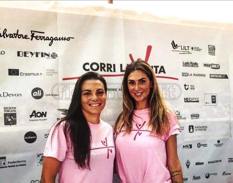 Alia Guagni posa con Melissa Satta a Corri la Vita (FOTO)