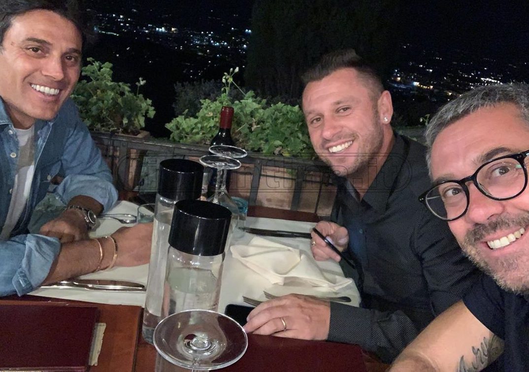 Cena speciale con Antonio Cassano per mister Montella (FOTO)