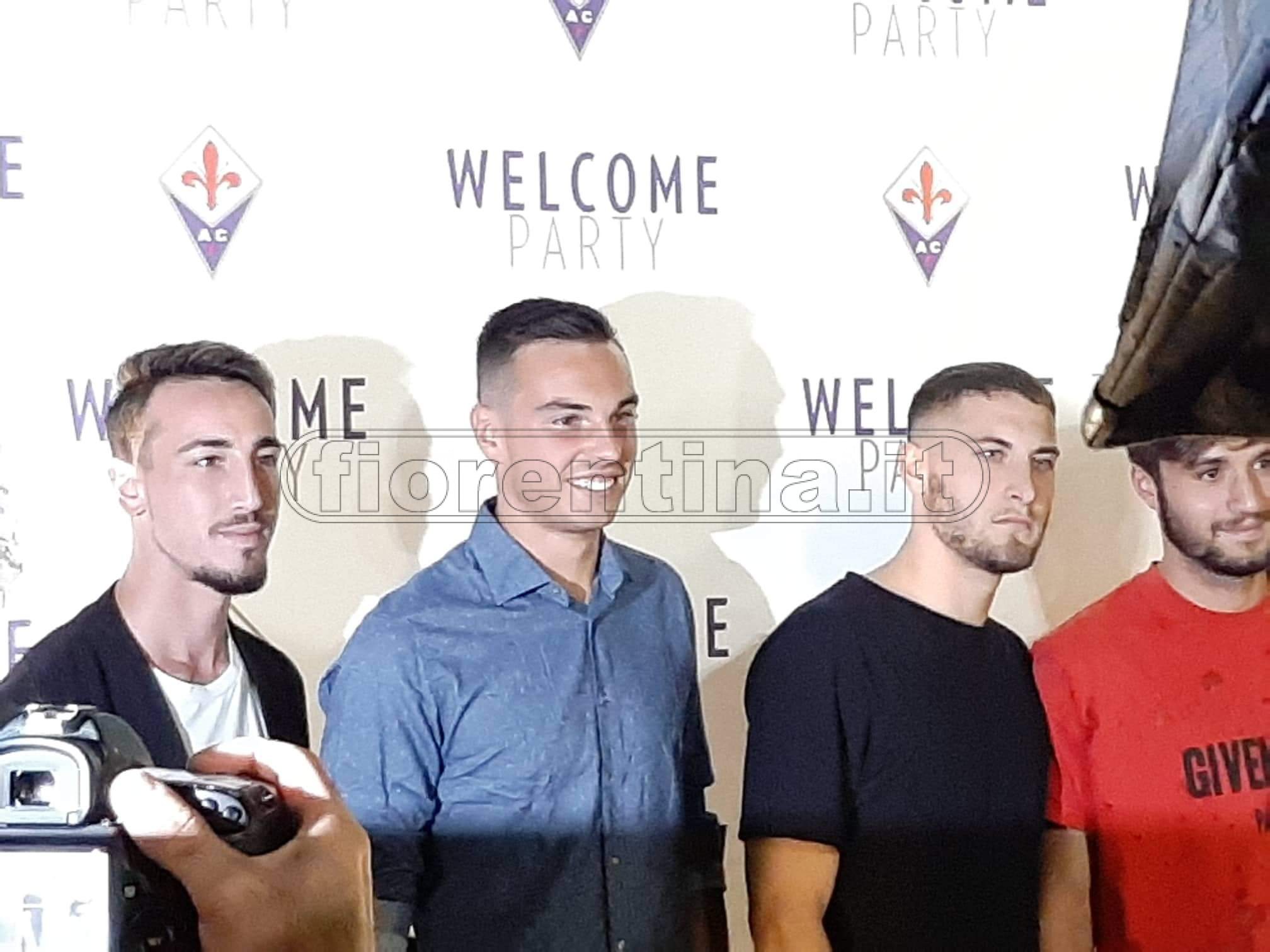 Welcome Party, le immagini dei viola presenti all'evento (FOTO)