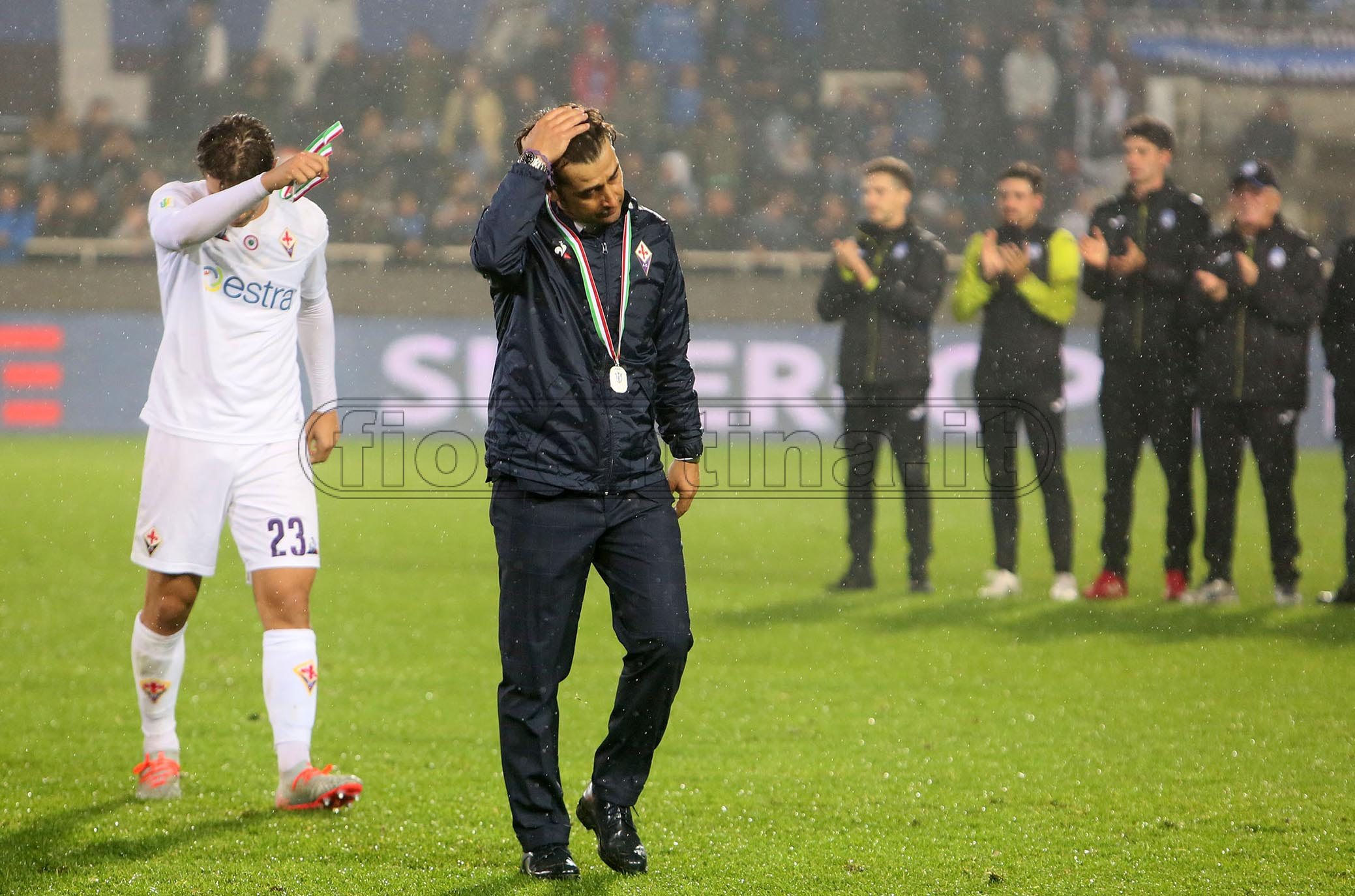 ATALANTA-FIORENTINA PRIMAVERA SUPERCOPPA PRIMAVERA 28-10-2019 DELUSIONE A FINE PARTITA DI EMILIANO BIGICA. GALASSI SILVANO/SILPRESS
