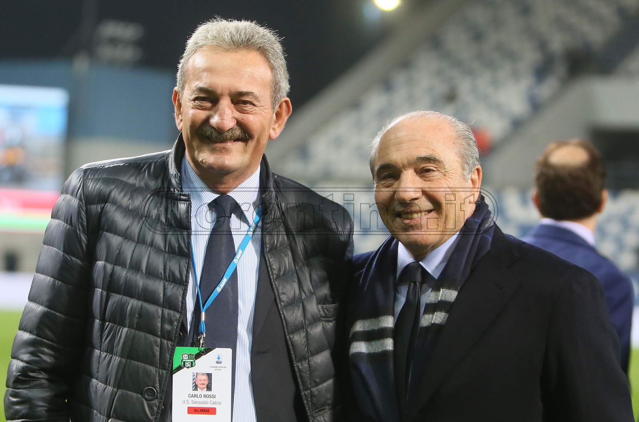 SASSUOLO-FIORENTINA 30-10-2019 ROCCO COMMISSO E CARLO ROSSI . GALASSI SILVANO/SILPRESS