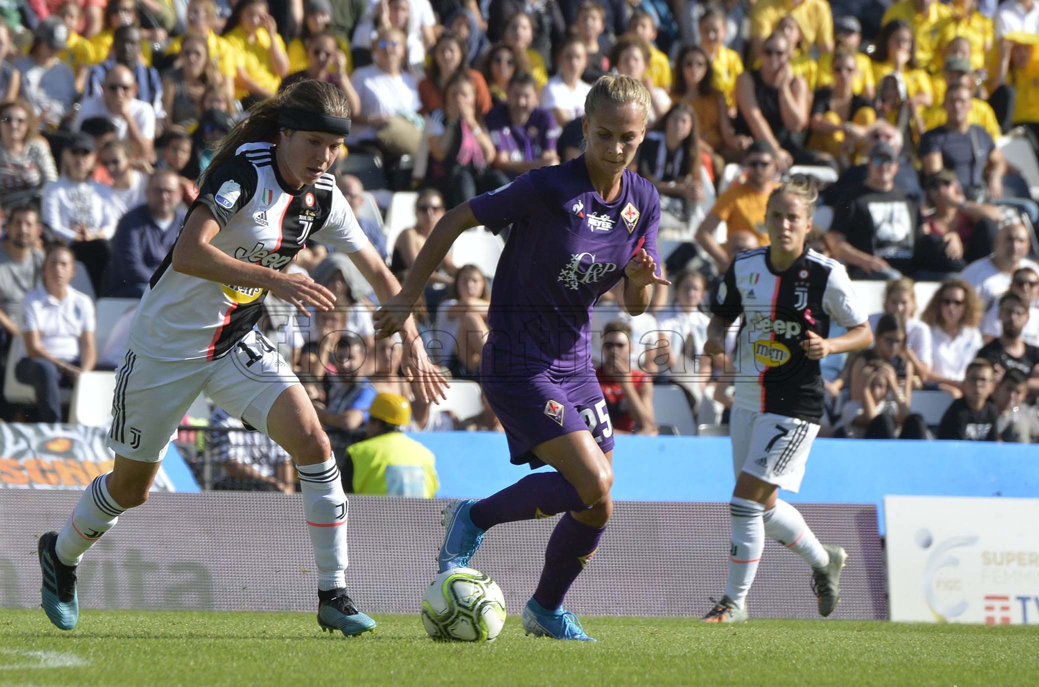 JUVENTUS- FIORENTINA WOMEN SUPERCOPPA FEMMINILE 27-10-2019 FREDERIKKE THOGERSEN. GALASSI SILVANO/SILPRESS