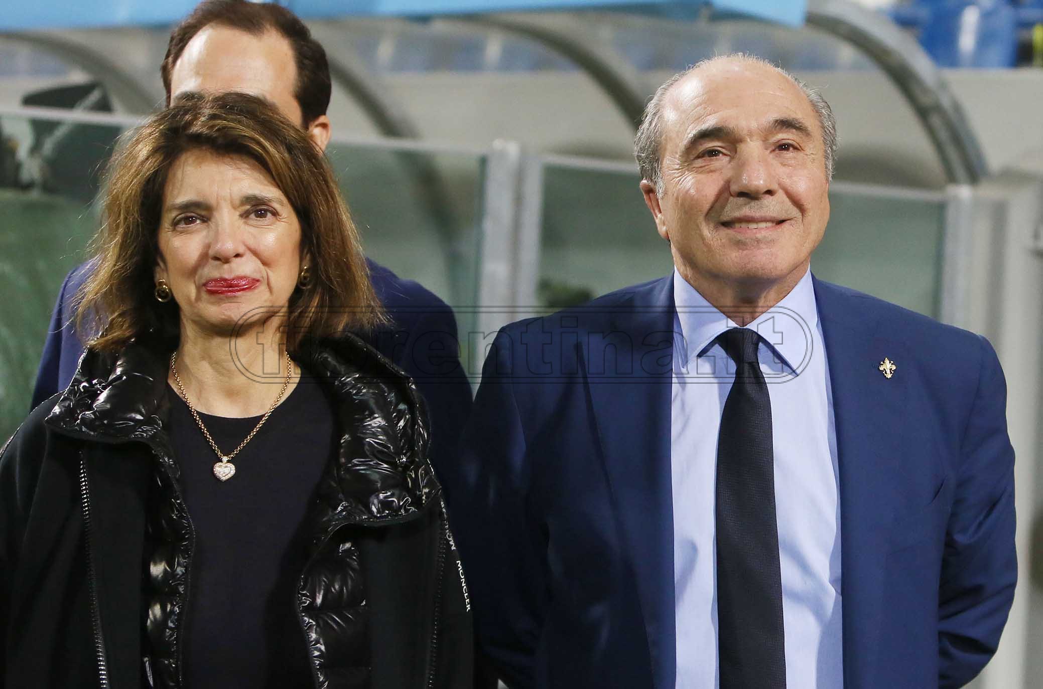 SASSUOLO-FIORENTINA 30-10-2019 ROCCO COMMISSO, LA MOGLIE CATHERINE . GALASSI SILVANO/SILPRESS