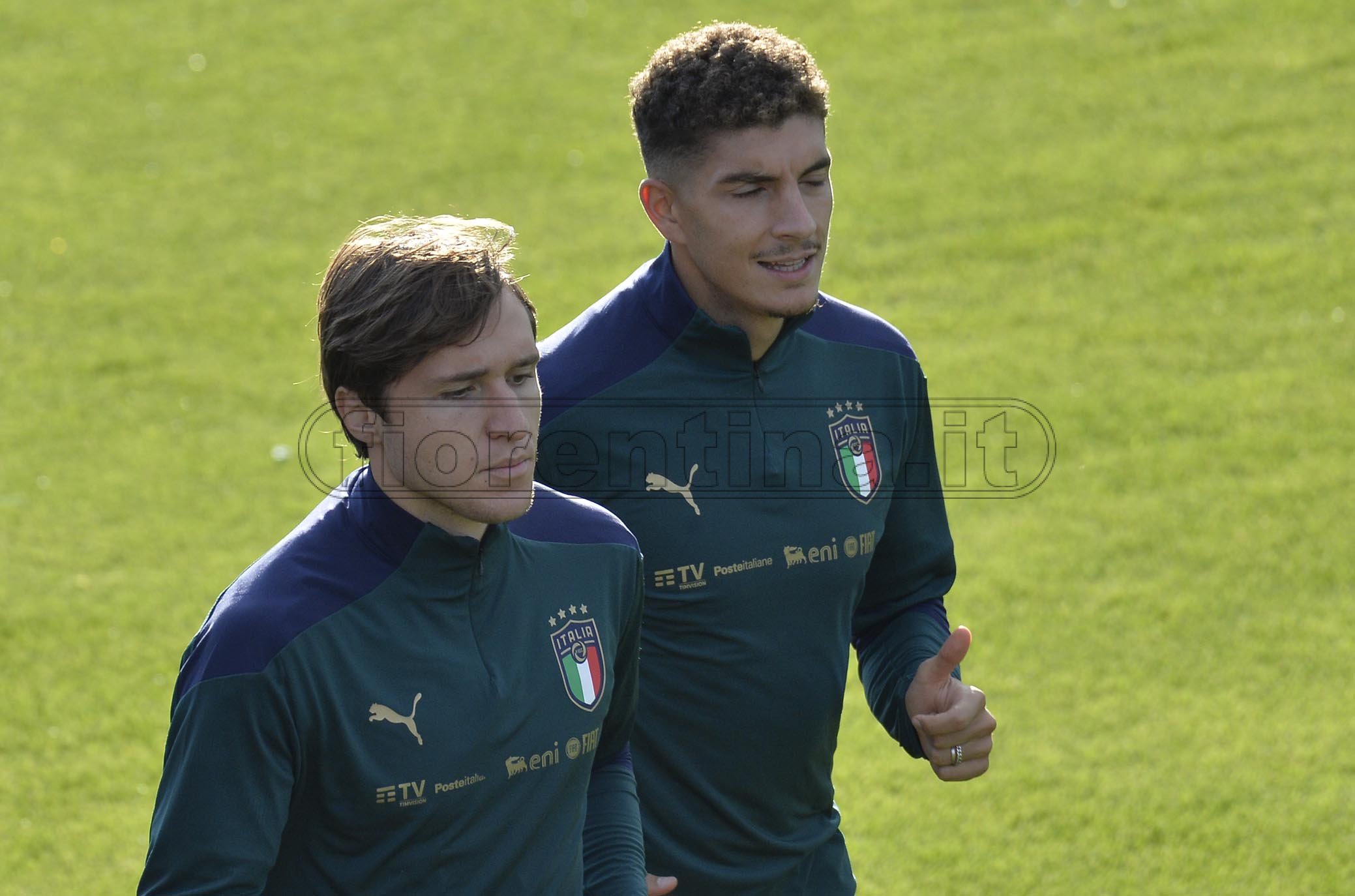 Nazionale, allenamento a Coverciano. Le immagini di Chiesa nel FOTOALBUM di VI.IT