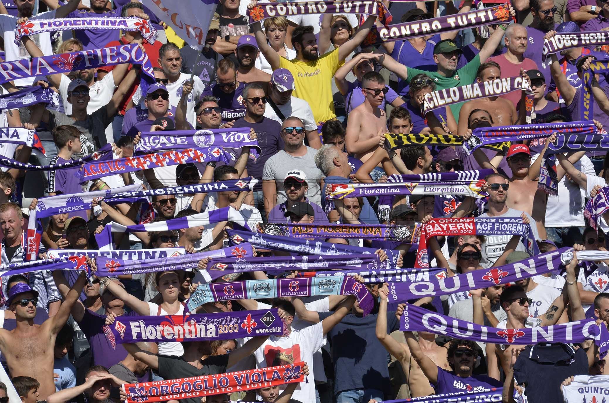 Viola-mania: Fiorentina quinta per media spettatori, terza per presenze totali al Franchi