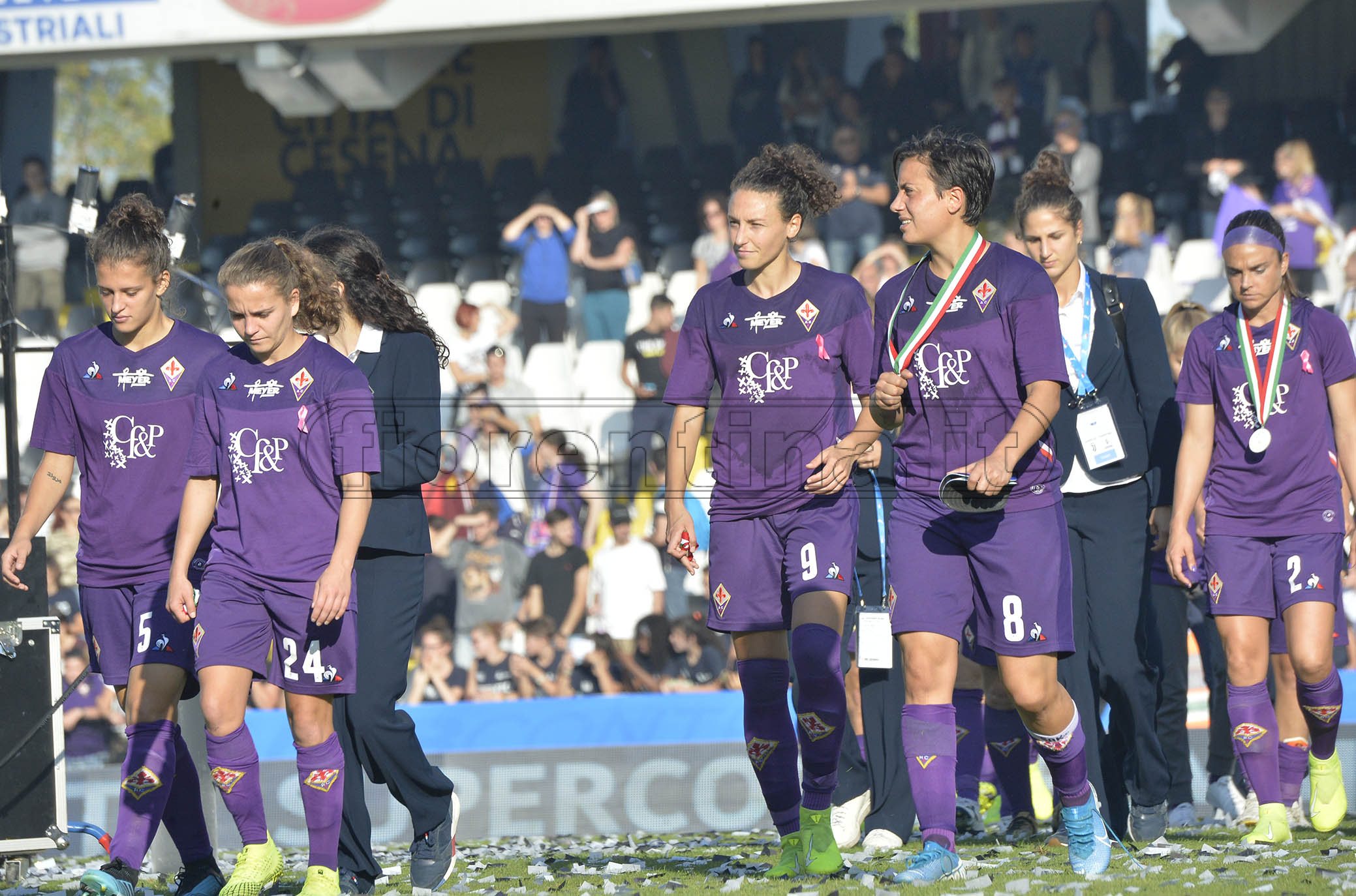JUVENTUS-FIORENTINA WOMEN SUPERCOPPA FEMMINILE 27-10-2019 DELUSIONE A FINE PARTITA. GALASSI SILVANO/SILPRESS