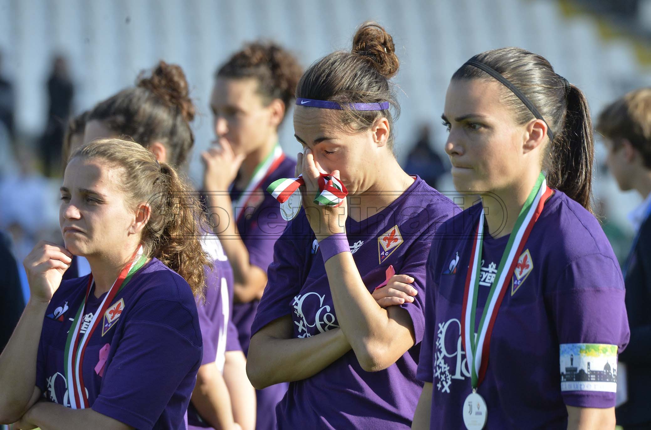 JUVENTUS-FIORENTINA WOMEN SUPERCOPPA FEMMINILE 27-10-2019 DELUSIONE A FINE PARTITA. GALASSI SILVANO/SILPRESS