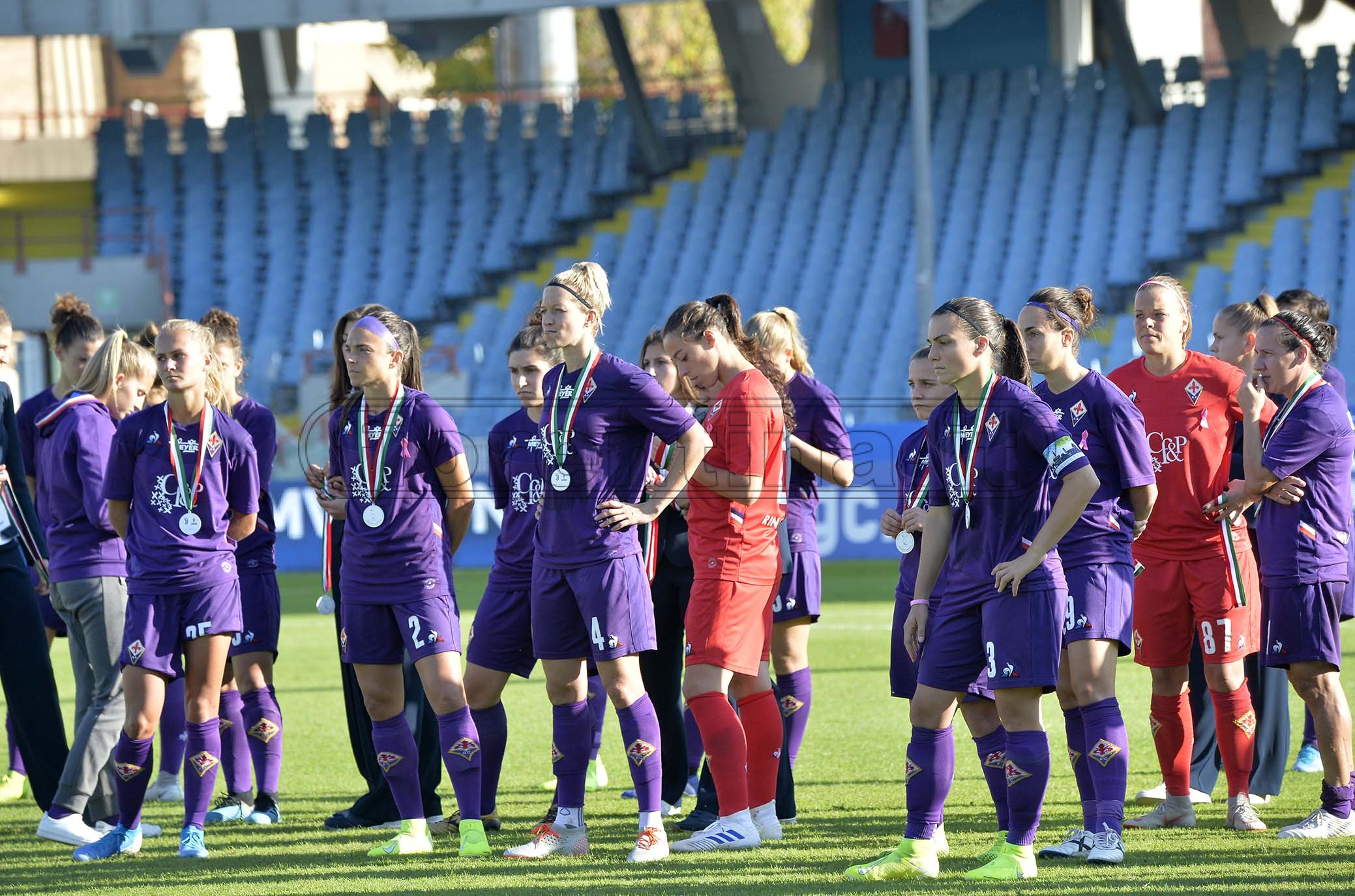 JUVENTUS-FIORENTINA WOMEN SUPERCOPPA FEMMINILE 27-10-2019 DELUSIONE A FINE PARTITA. GALASSI SILVANO/SILPRESS