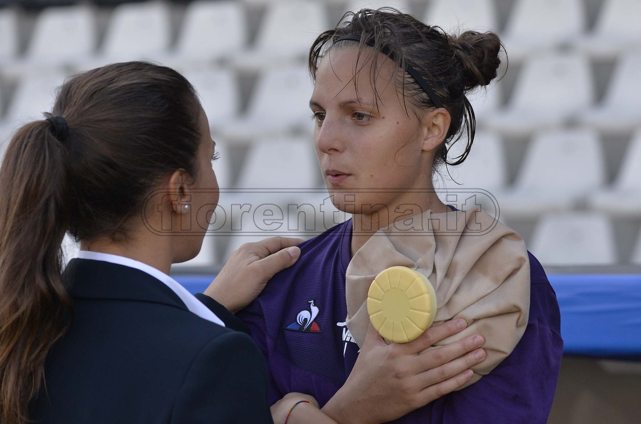 JUVENTUS-FIORENTINA WOMEN SUPERCOPPA FEMMINILE 27-10-2019 VALERY VIGILUCCI INFORTUNATA ALLA SPALLA. GALASSI SILVANO/SILPRESS
