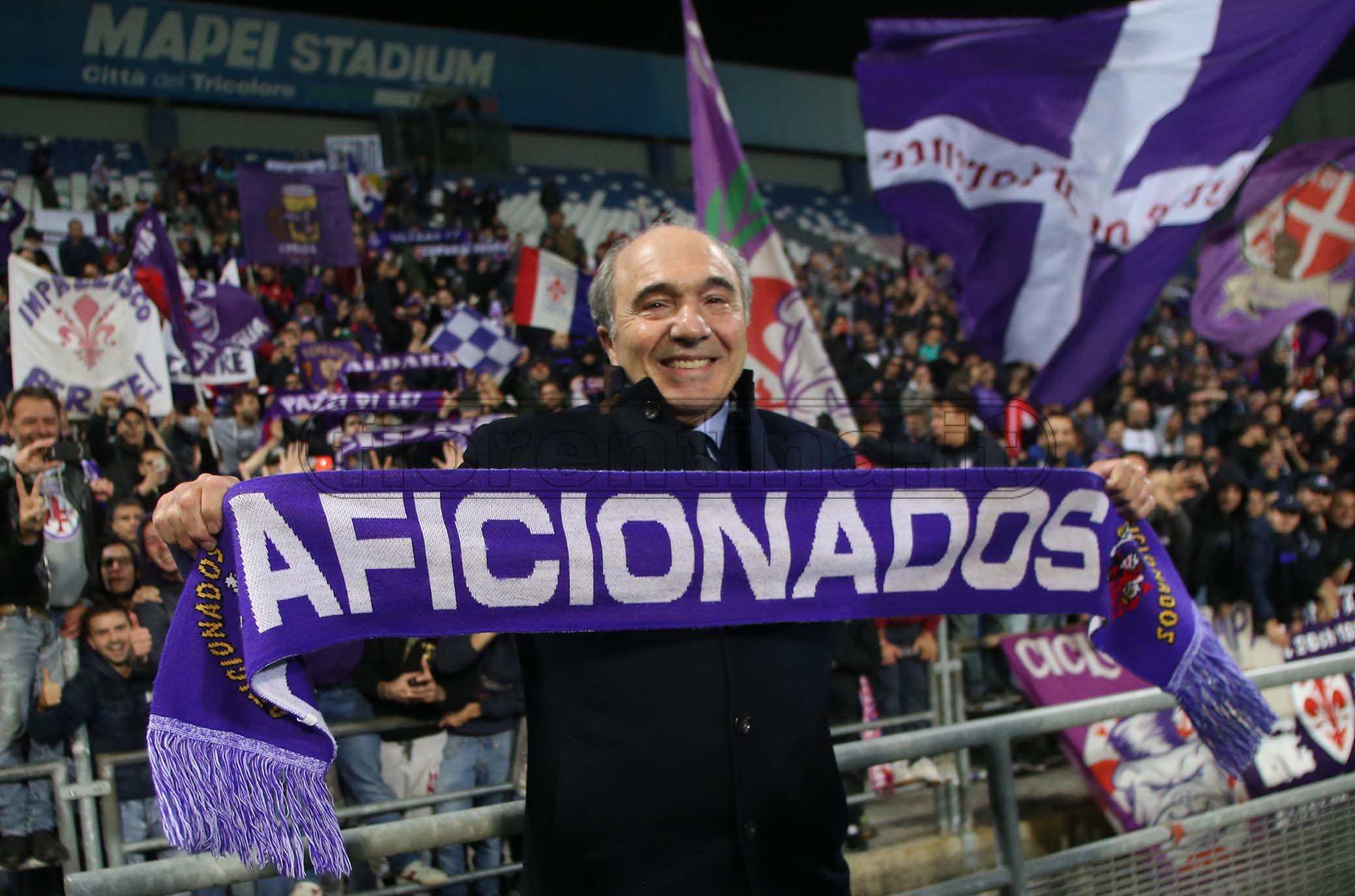 SASSUOLO - FIORENTINA 30-10-2019 ROCCO COMMISSO FELICE PER LA VITTORIA. GALASSI SILVANO/SILPRESS