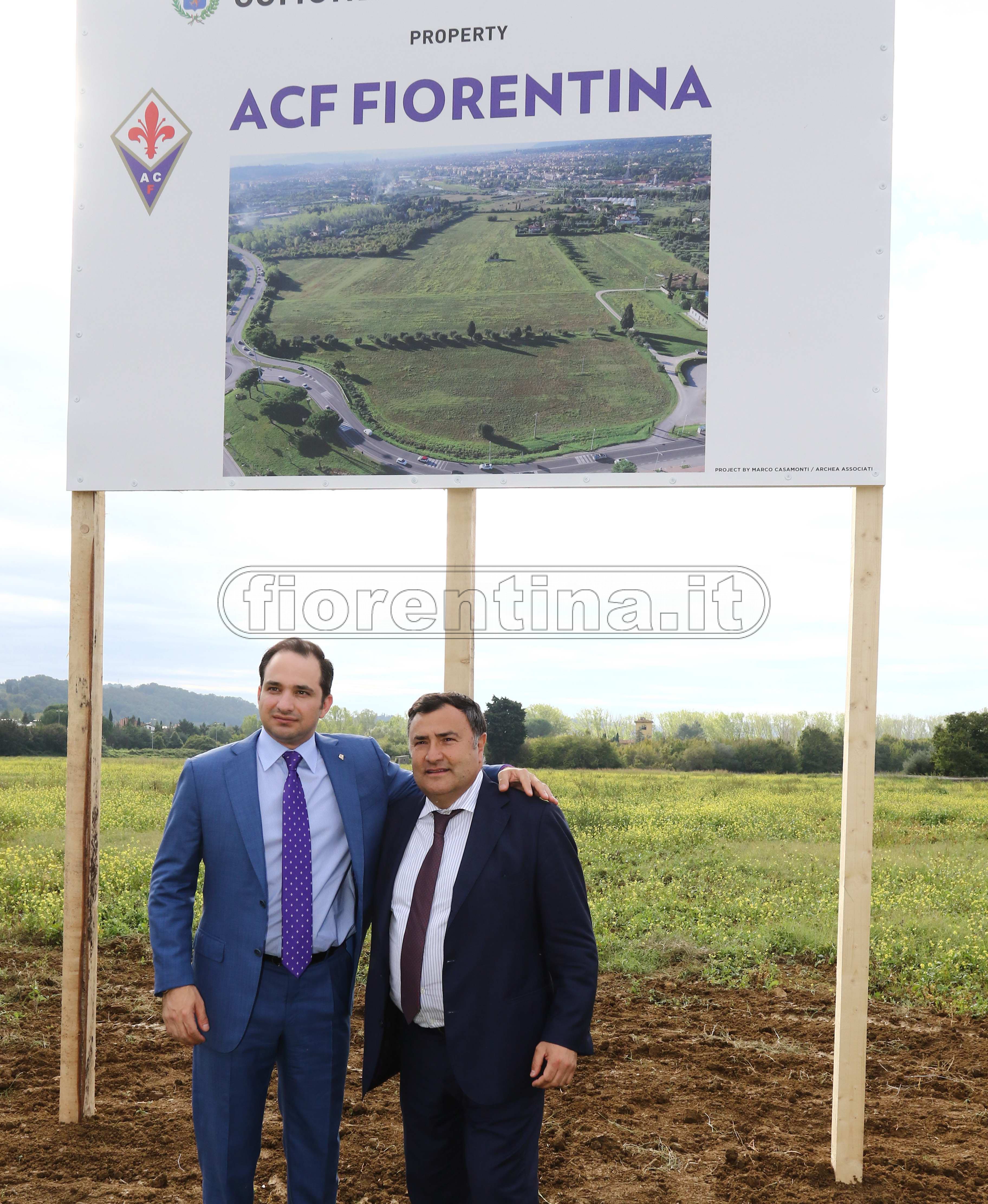 FIORENTINA 09-10-2019 JOE BARONE, JOSEPH COMMISSO INAUGURANO IL NUOVO CENTRO SPORTIVO DELLA FIORENTINA. ROBERTO VICARIO/SILPRESS
