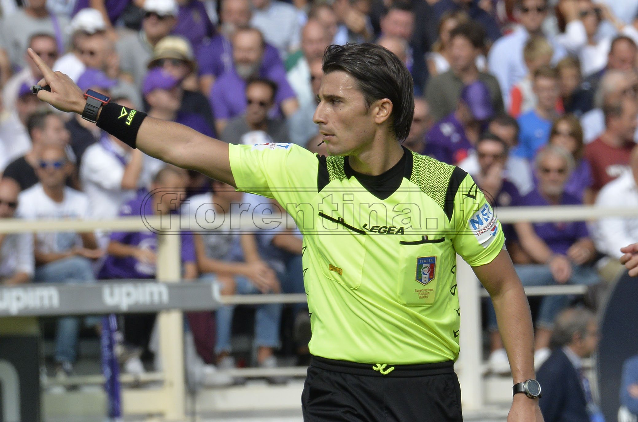 Prontera: solo una gara diretta in Serie A. Arbitrò proprio i viola con l’Udinese all’andata