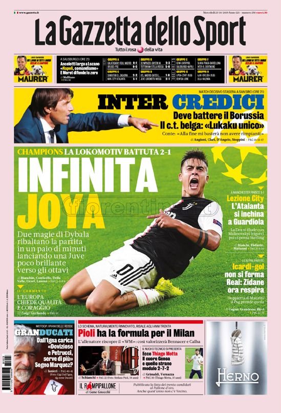 Quotidiani: la prima pagina di Gazzetta, Corriere dello Sport, Tuttosport in edicola