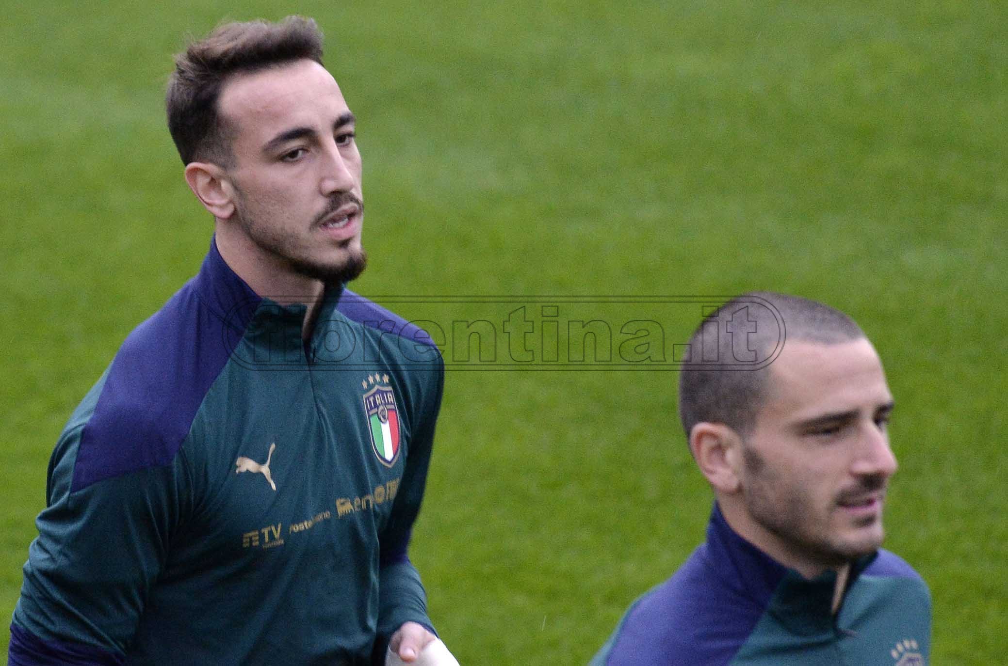 FIRENZE. COVERCIANO 11-11-2019 RITIRO DELLA NAZIONALE. GAETANO CASTROVILLI, LEONARDO BONUCCI. GALASSI SILVANO/SILPRESS