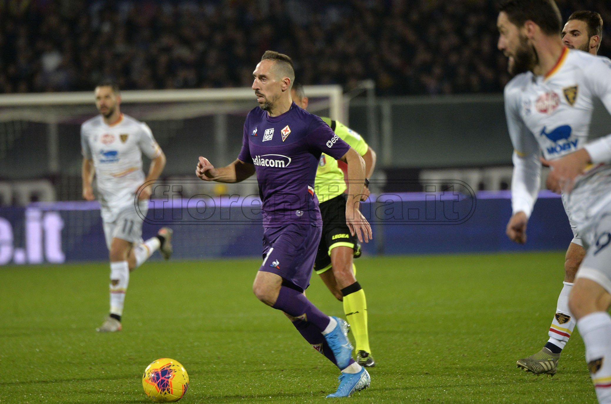 FIORENTINA-LECCE 30-11-2019 FRANCK RIBERY. GALASSI SILVANO/SILPRESS