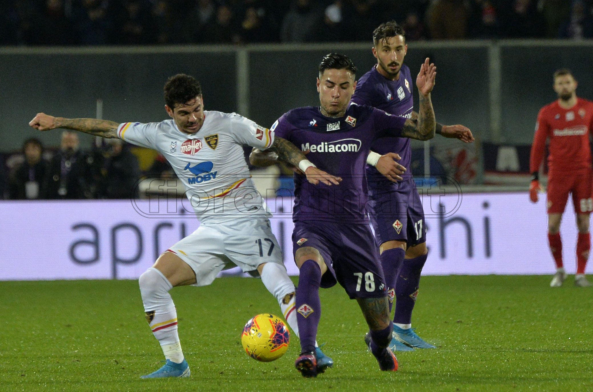 FIORENTINA-LECCE 30-11-2019 ERICK PULGAR. GALASSI SILVANO/SILPRESS