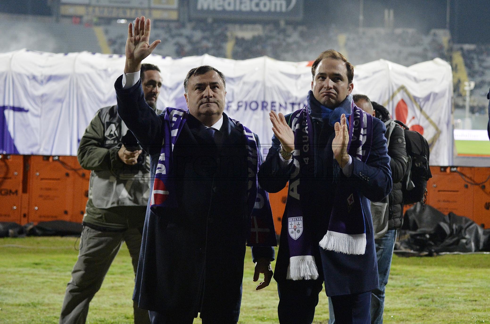 FIORENTINA-LECCE 30-11-2019 JOSEPH COMMISSO E JOE BARONE. GALASSI SILVANO/SILPRESS