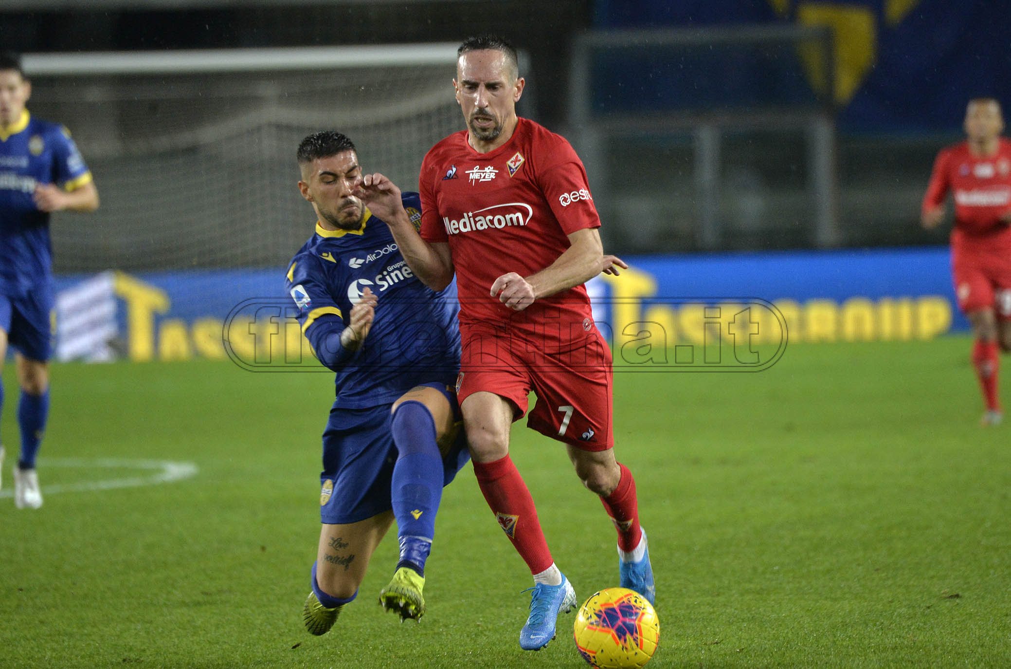 Ribery, foto con il figlio con la tuta della Fiorentina (FOTO)
