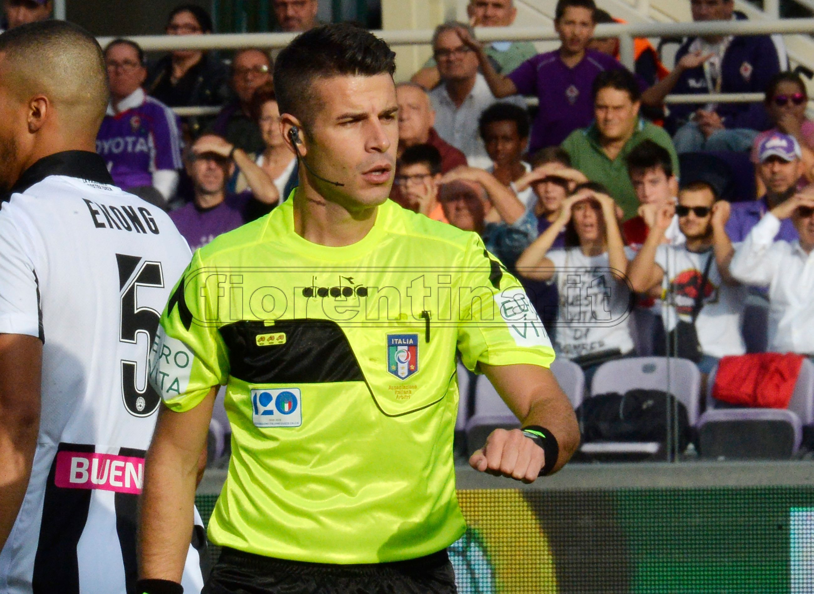 Verona-Fiorentina, arbitra Giua. Nasca al Var