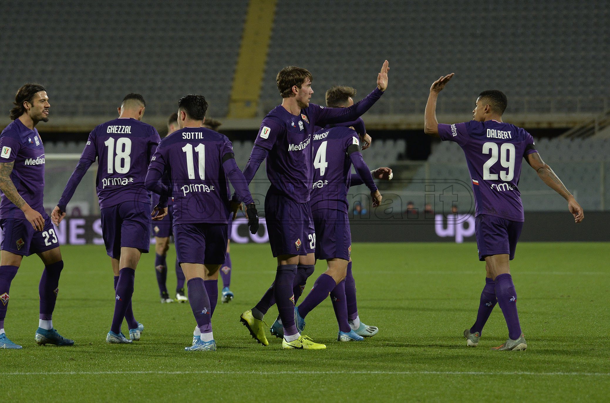 Il programma della giornata: Fiorentina in campo questa sera contro l'Inter