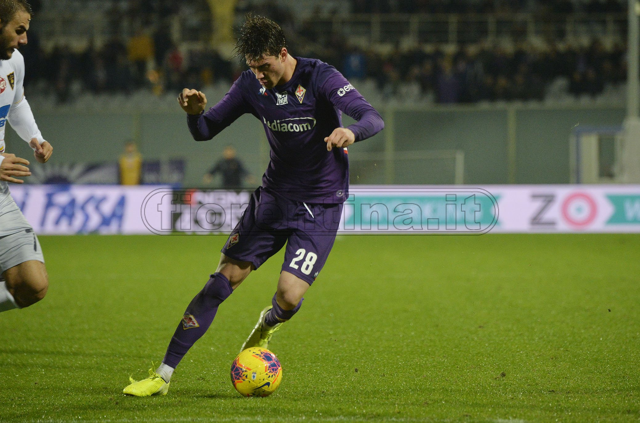 FIORENTINA-LECCE 30-11-2019 DUSAN VLAHOVIC. GALASSI SILVANOSILPRESS