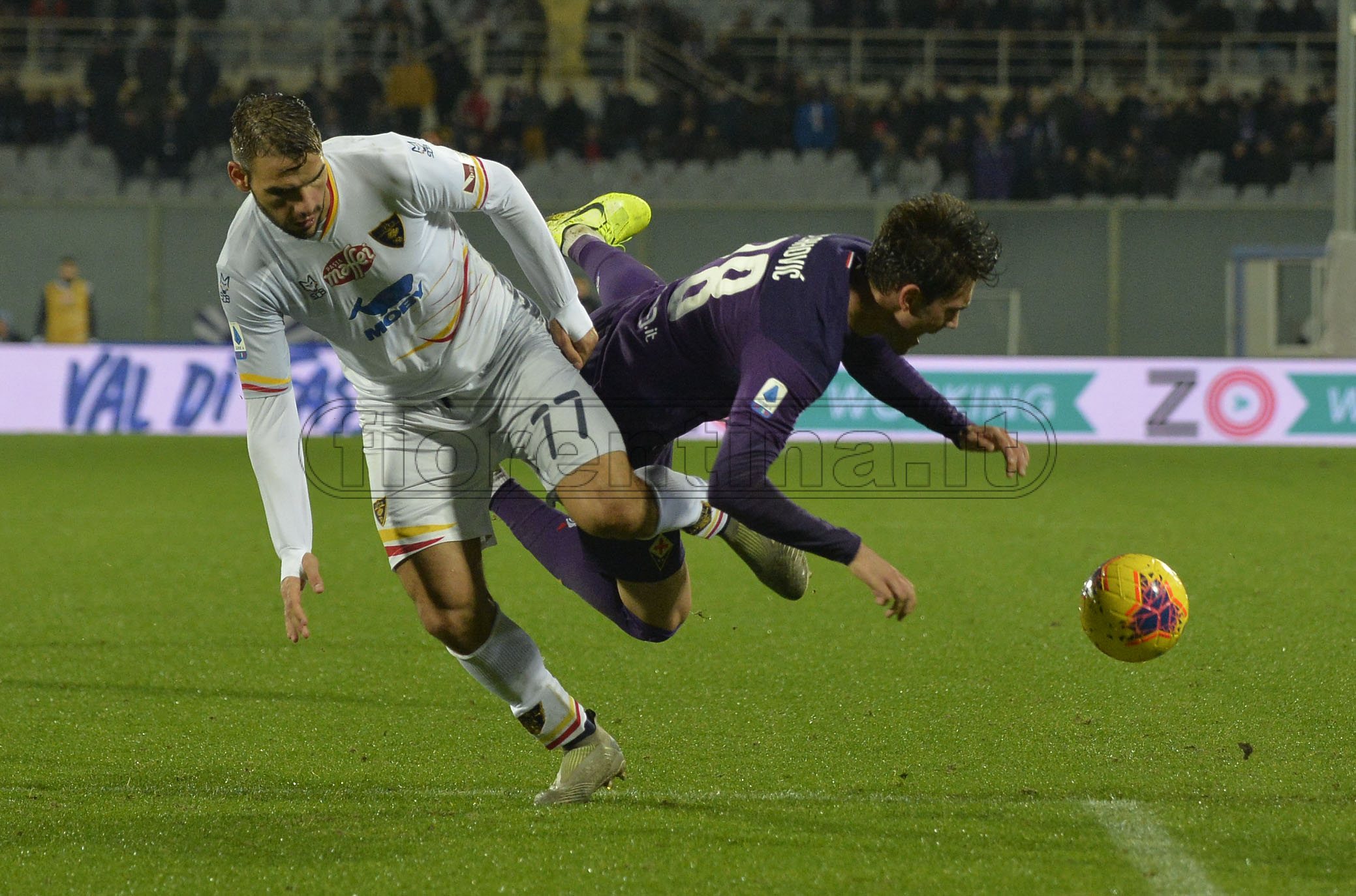 FIORENTINA-LECCE 30-11-2019 DUSAN VLAHOVIC. GALASSI SILVANOSILPRESS