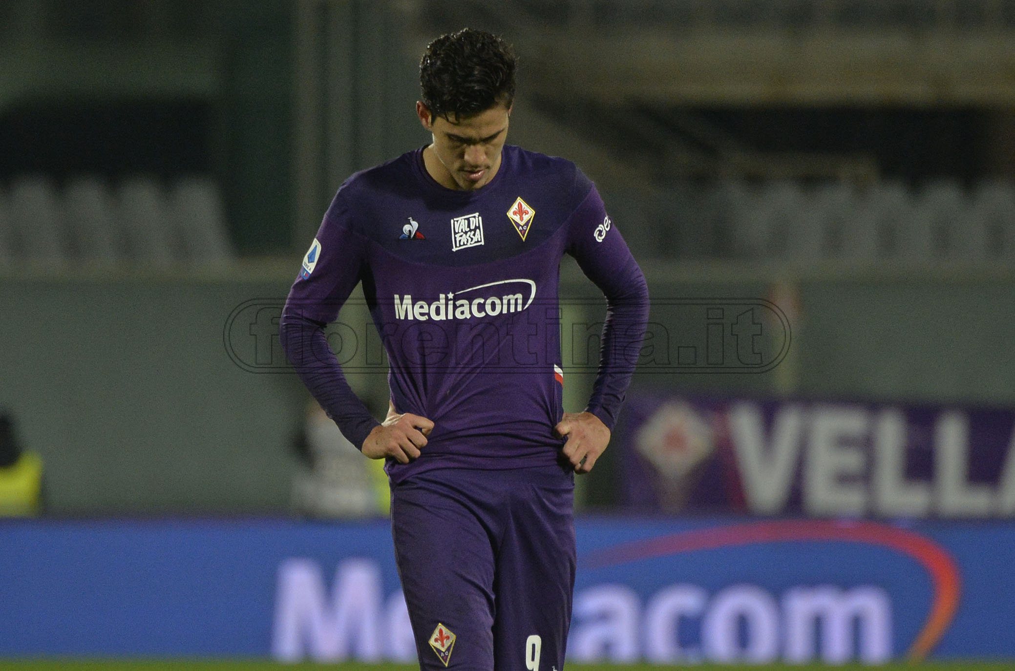 FIORENTINA-LECCE 30-11-2019 PEDRO DELUSIONE. GALASSI SILVANOSILPRESS