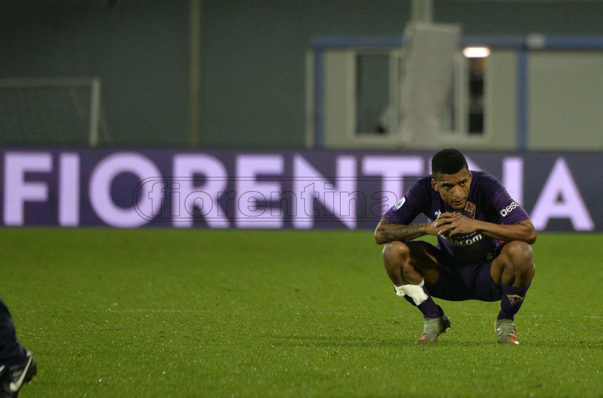 FIORENTINA-LECCE 30-11-2019 MARTIN dalbert DELUSO. GALASSI SILVANOSILPRESS