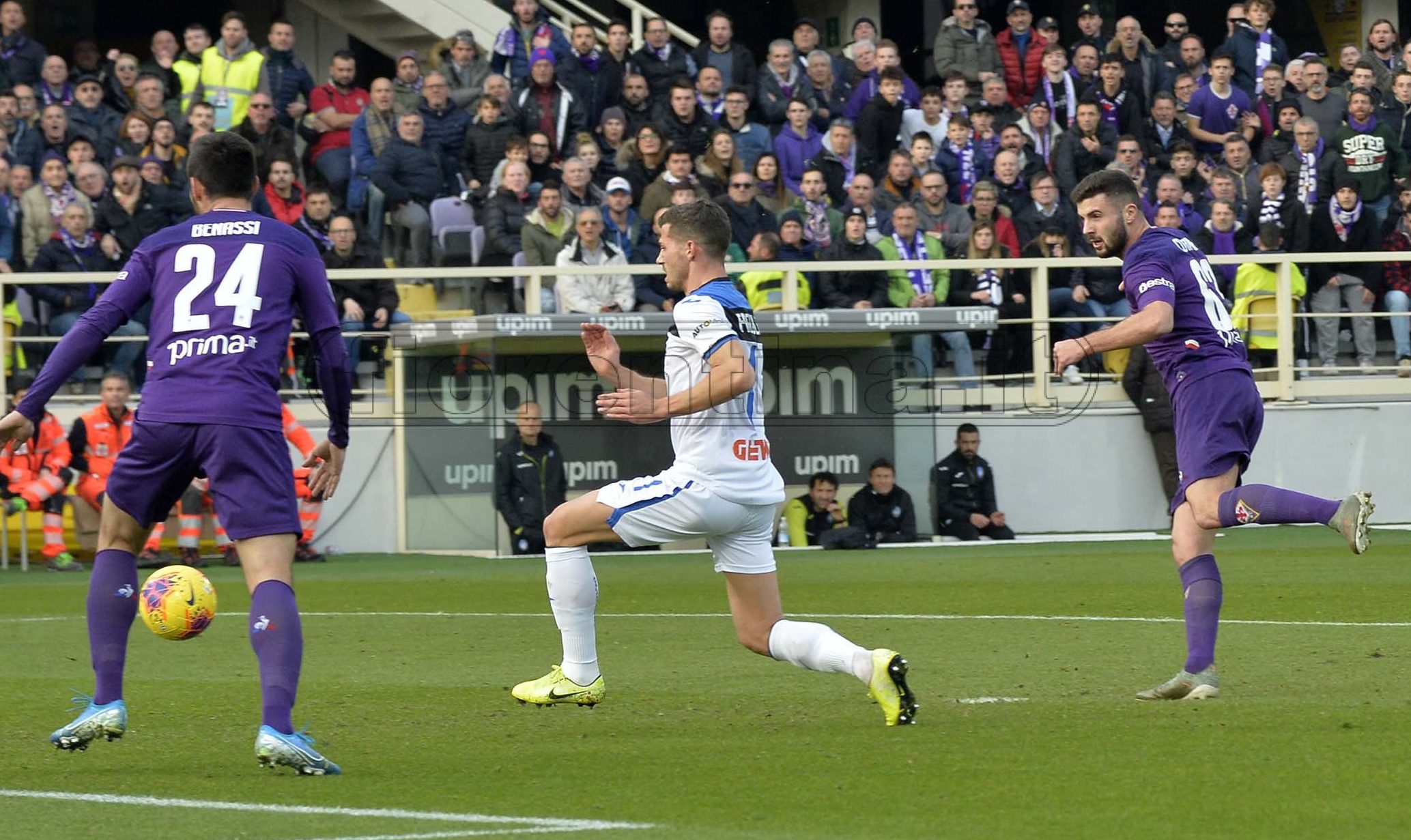 FIORENTINA - ATALANTA COPPA ITALIA 15-01-2020. GOL DI PATRICK CUTRONE. GALASSI SILVANO/SILPRESS