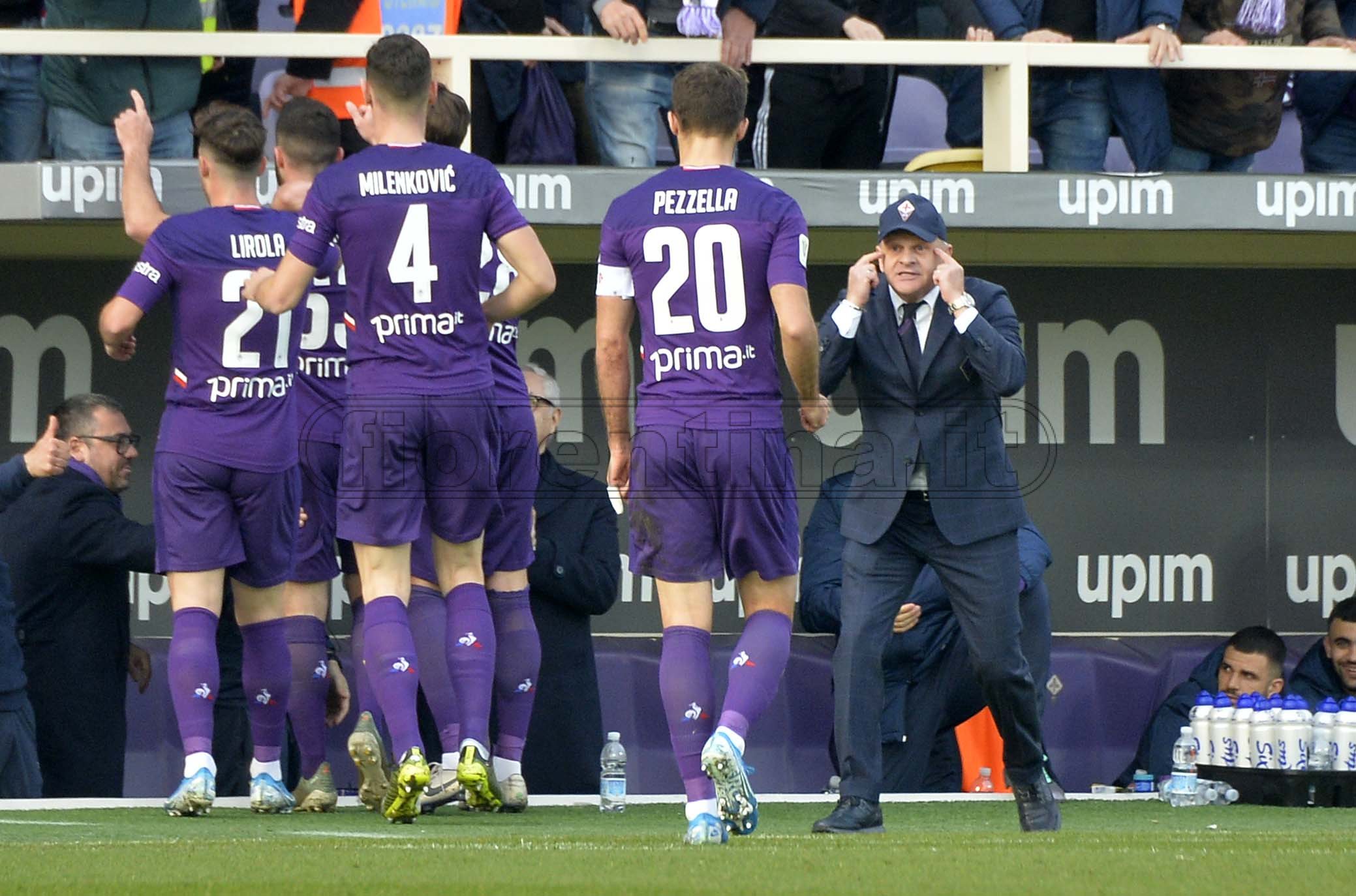 FIORENTINA - ATALANTA COPPA ITALIA 15-01-2020. ESULTANZA DI PATRICK CUTRONE. GALASSI SILVANO/SILPRESS