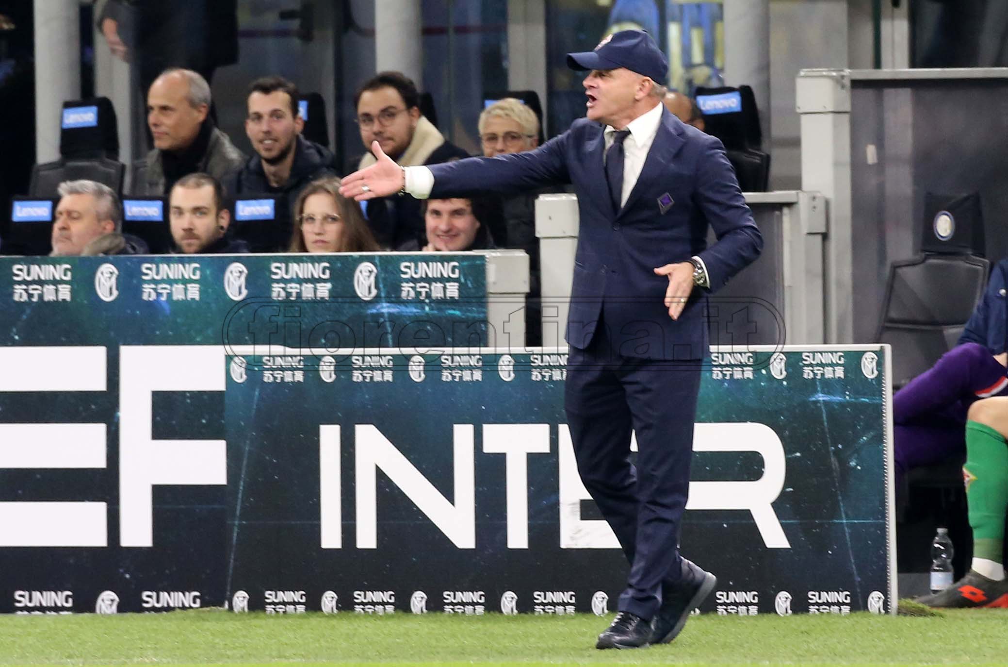 INTER - FIORENTINA COPPA ITALIA 29-01-2020 BEPPE IACHINI. SILPRESS