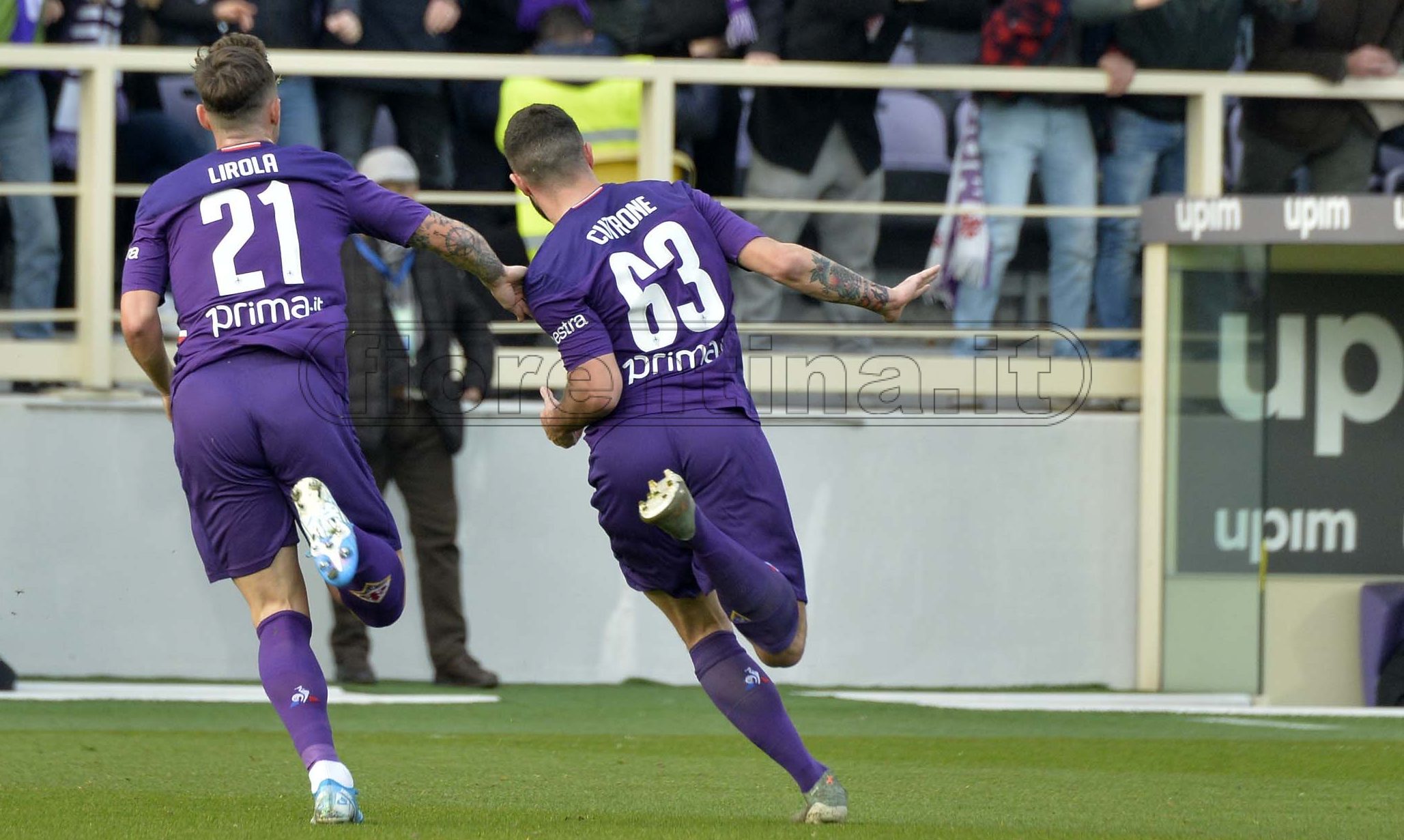 FIORENTINA - ATALANTA COPPA ITALIA 15-01-2020. ESULTANZA DI PATRICK CUTRONE. GALASSI SILVANO/SILPRESS