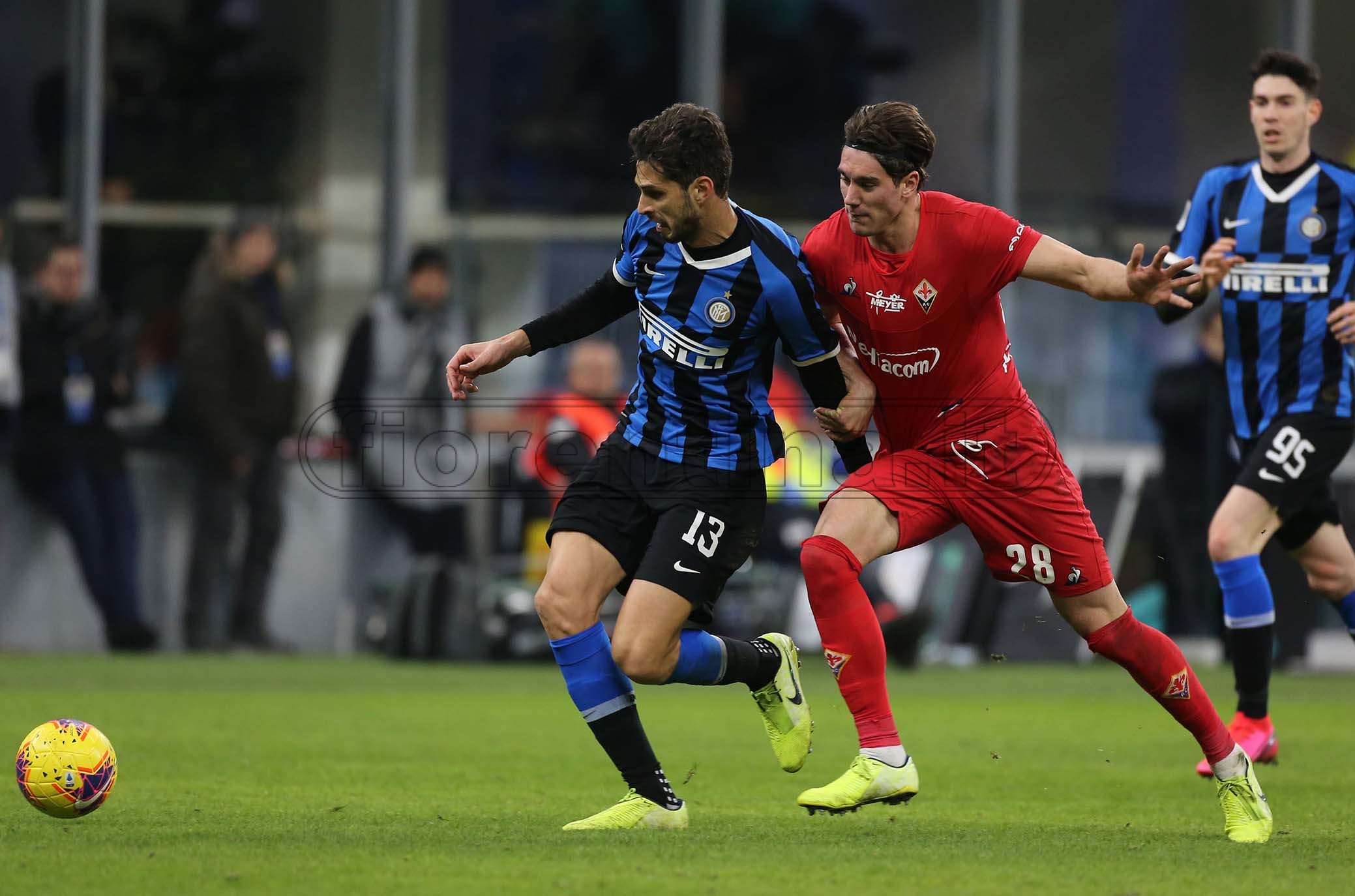 INTER - FIORENTINA COPPA ITALIA 29-01-2020 DUSAN VLAHOVIC. SILPRESS