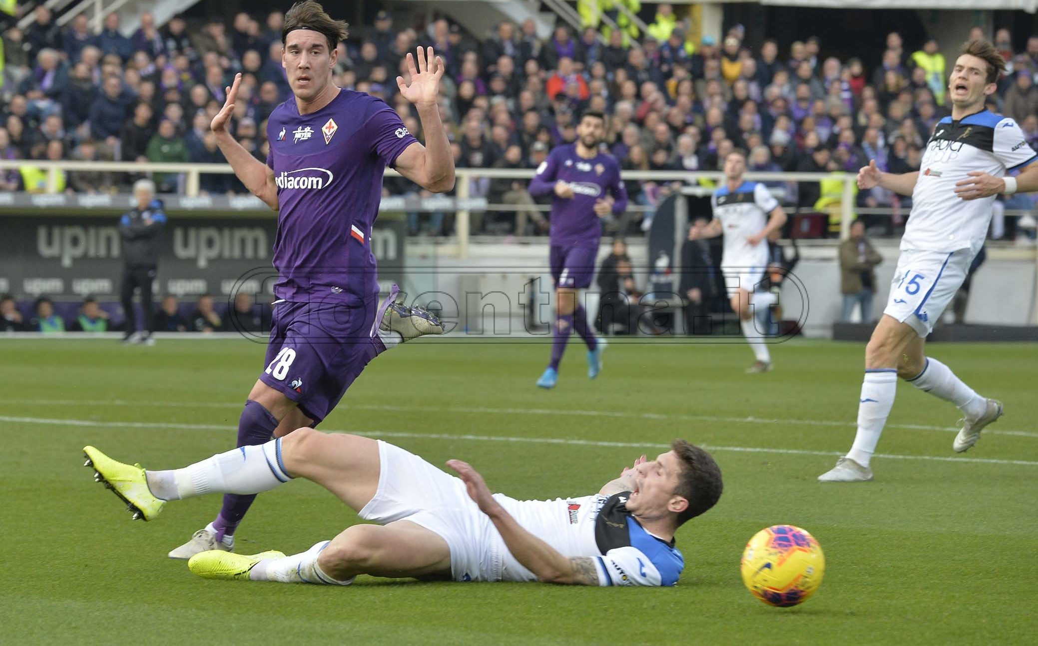 FIORENTINA - ATALANTA COPPA ITALIA 15-01-2020. DUSAN VLAHOVIC. GALASSI SILVANO/SILPRESS