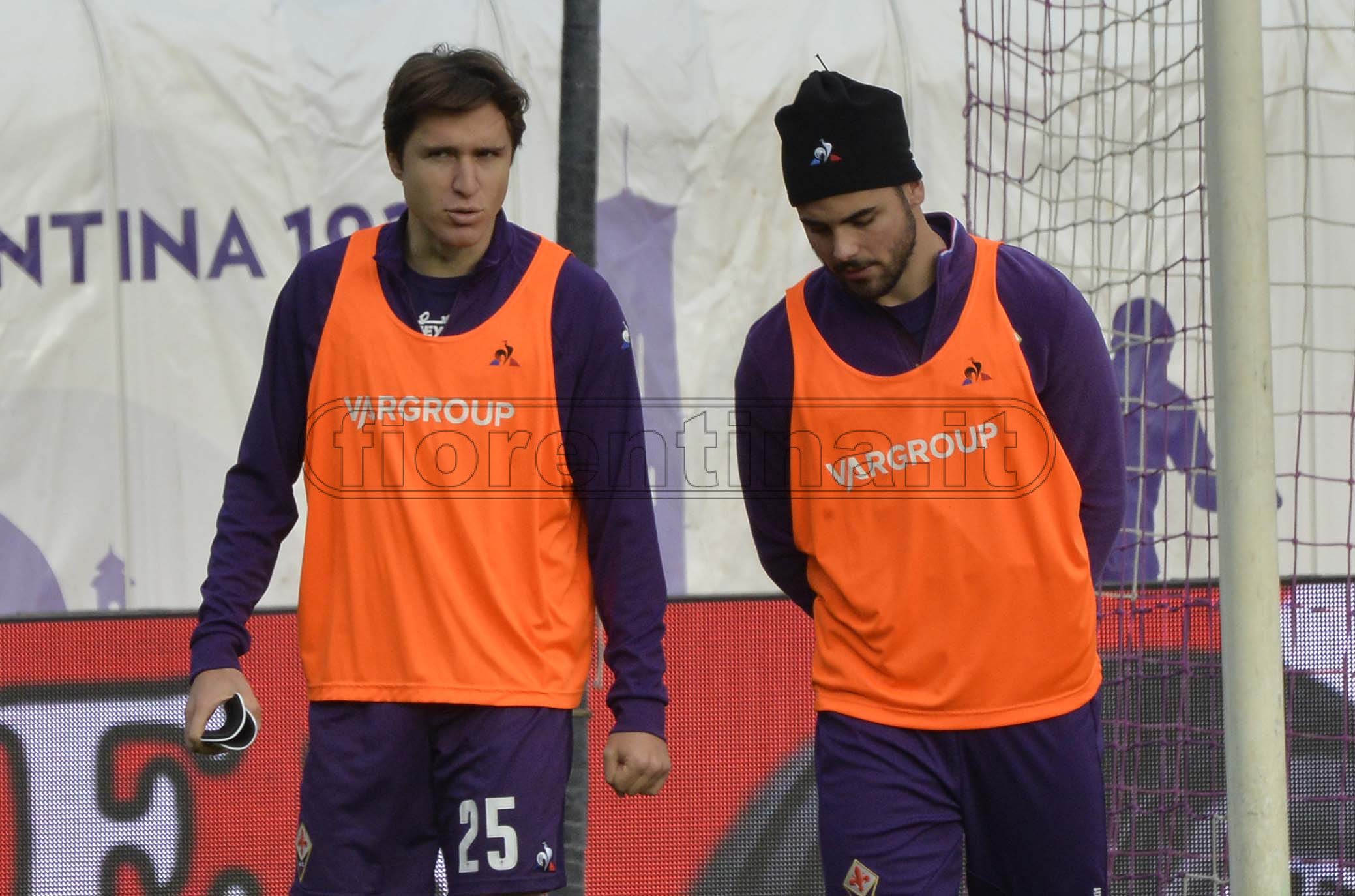 FIORENTINA - ATALANTA COPPA ITALIA 15-01-2020. FEDERICO CHIESA E SOTTIL. GALASSI SILVANO/SILPRESS