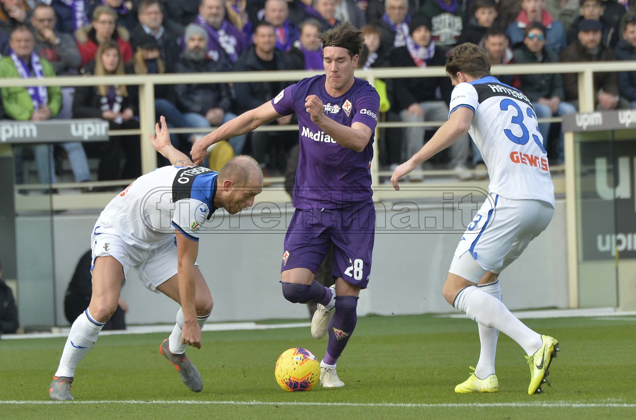 FIORENTINA - ATALANTA COPPA ITALIA 15-01-2020. DUSAN VLAHOVIC GALASSI SILVANO/SILPRESS