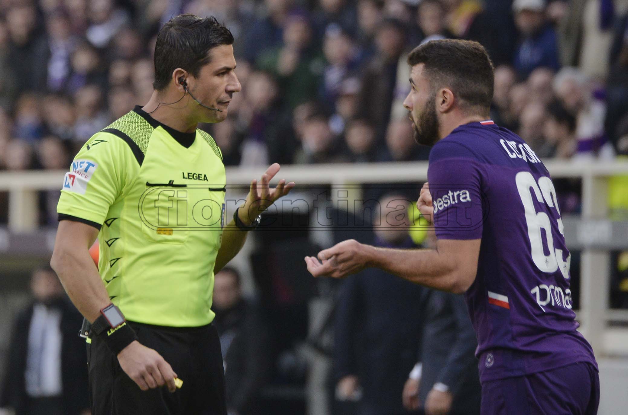 Spezia-Fiorentina sarà diretta da Manganiello. Al Var ci sarà Banti