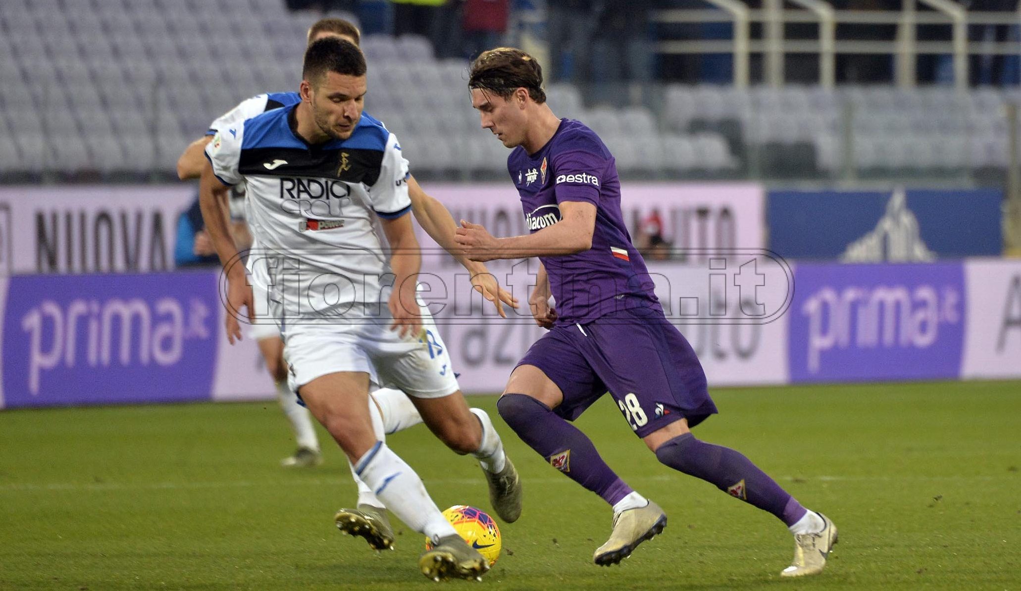 FIORENTINA - ATALANTA 15-01-2020 DUSAN VLAHOVIC E DJIMSITI . GALASSI SILVANO/SILPRESS