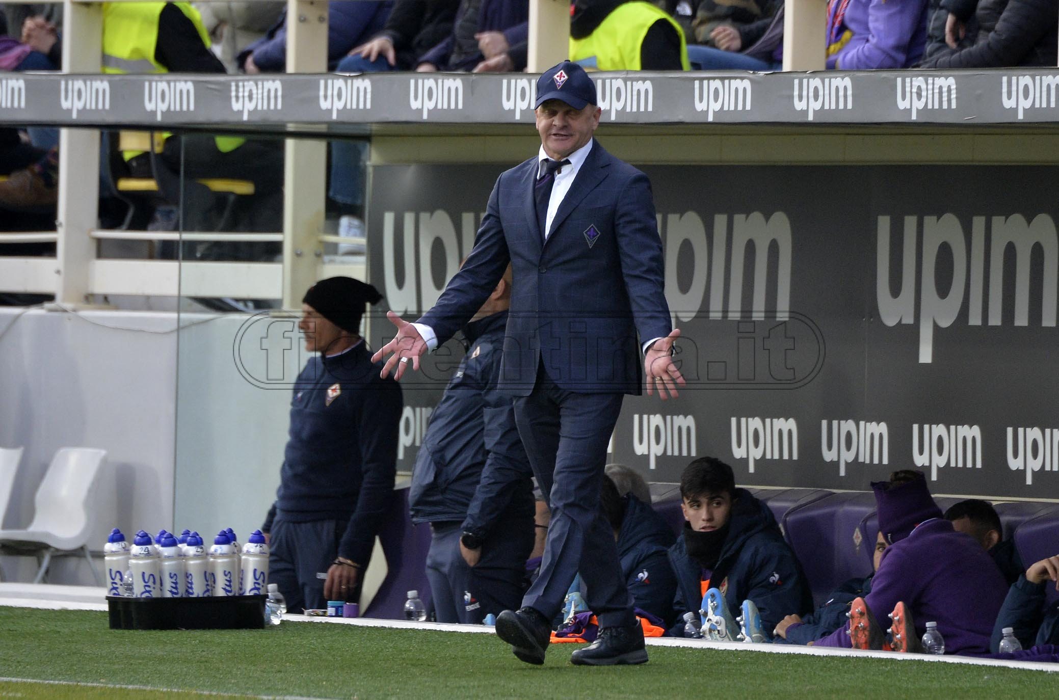 FIORENTINA - ATALANTA 15-01-2020 BEPPE IACHINI. GALASSI SILVANO/SILPRESS