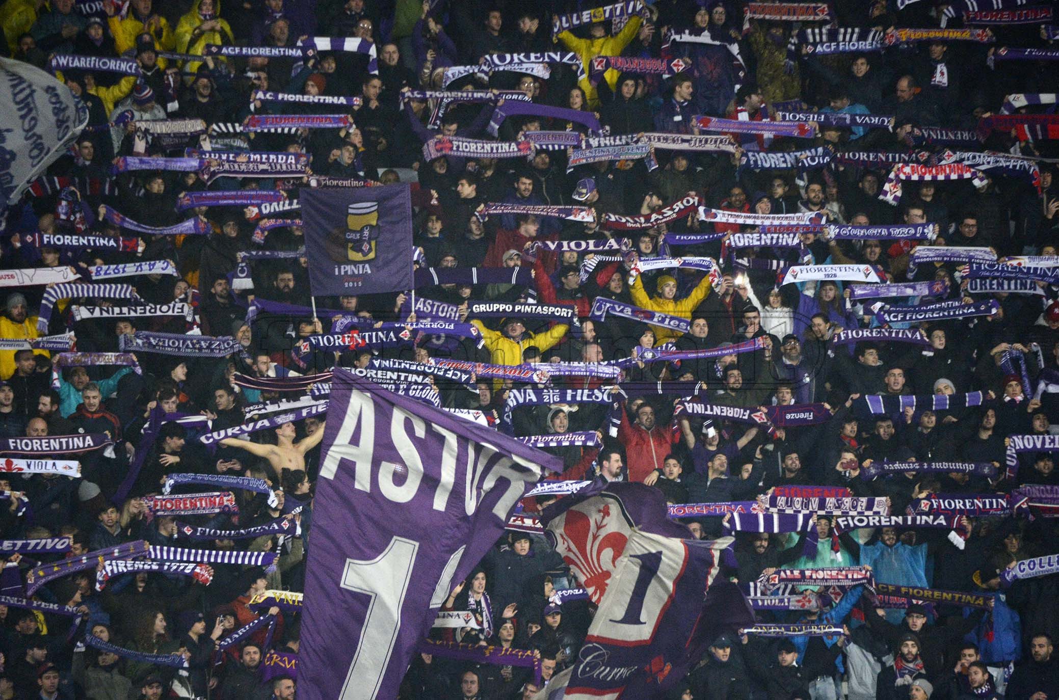 Al Franchi una media di oltre 34 mila spettatori. Fiorentina sesta squadra più seguita
