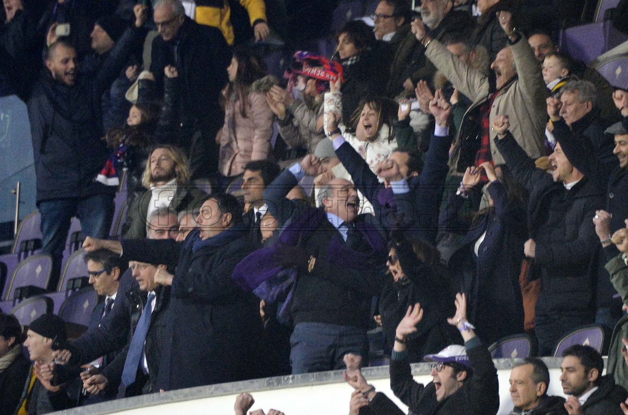 FIORENTINA - ATALANTA 15-01-2020 ESULTANZA DI ROCCO COMMISASO . GALASSI SILVANO/SILPRESS