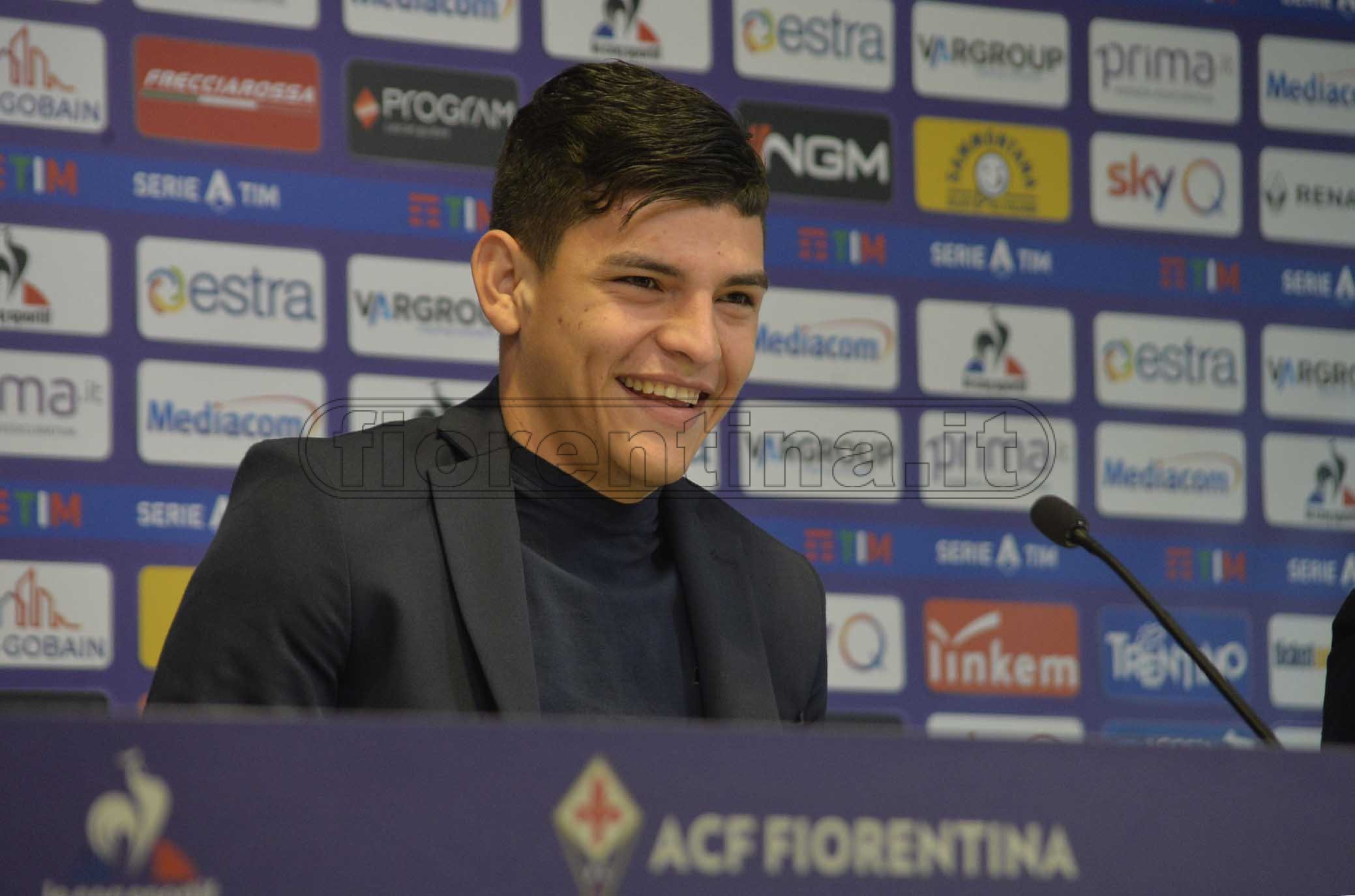 FIORENTINA 06-02-2020 PRESENTAZIONE DI KEVIN AGUDELO.</p><p>GALASSI SILVANO/SILPRESS
