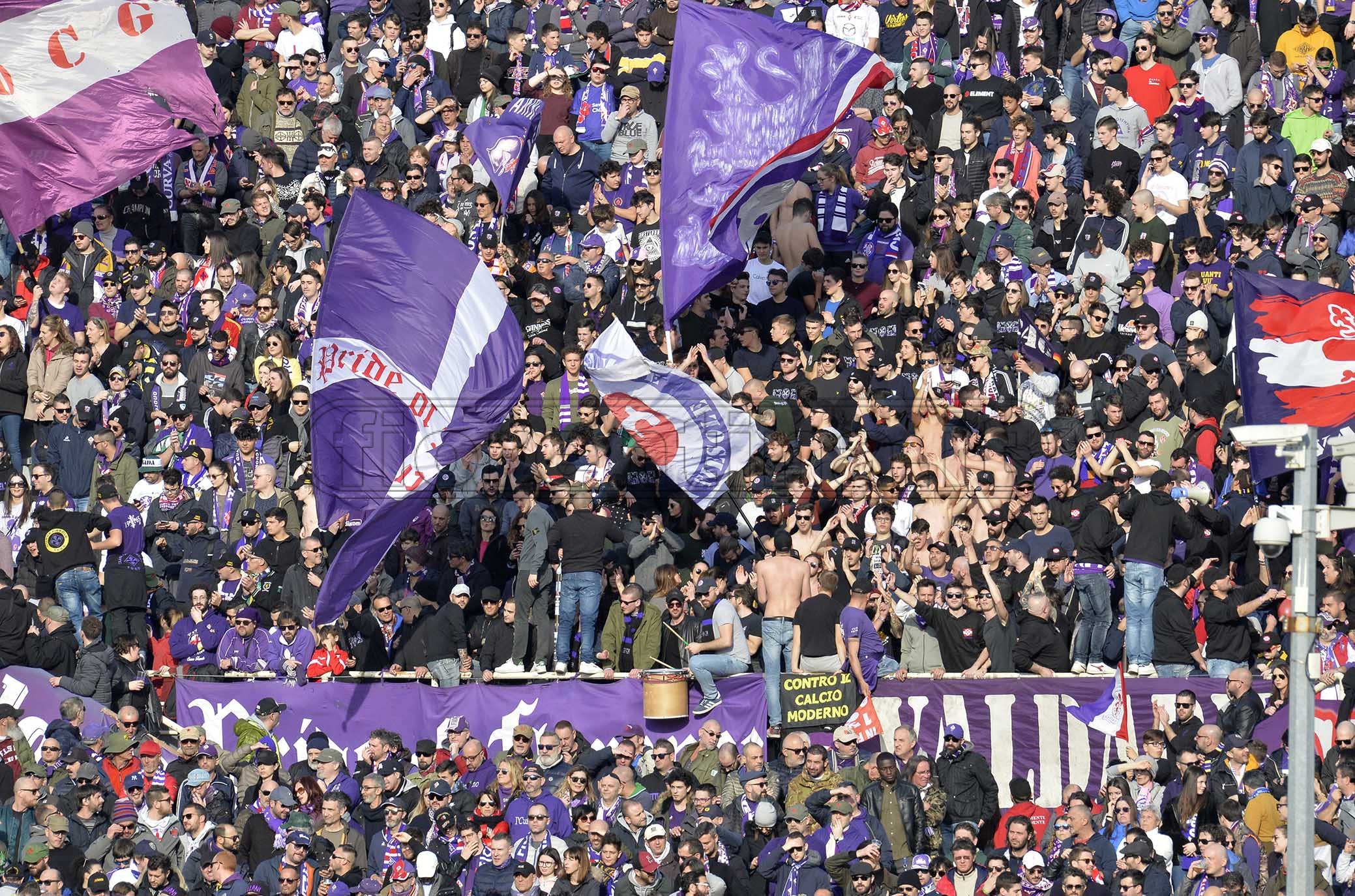 Sampdoria-Fiorentina, quasi 1000 tifosi viola a Marassi