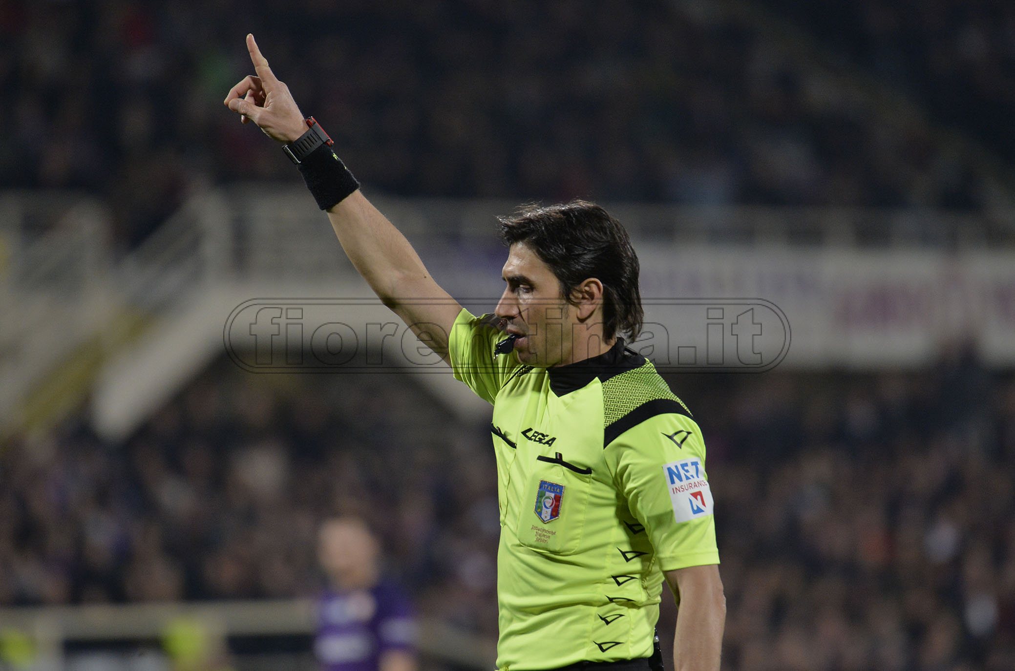 Calvarese: con lui la Fiorentina non vince da 7 gare. Raffica di X col fischietto di Teramo